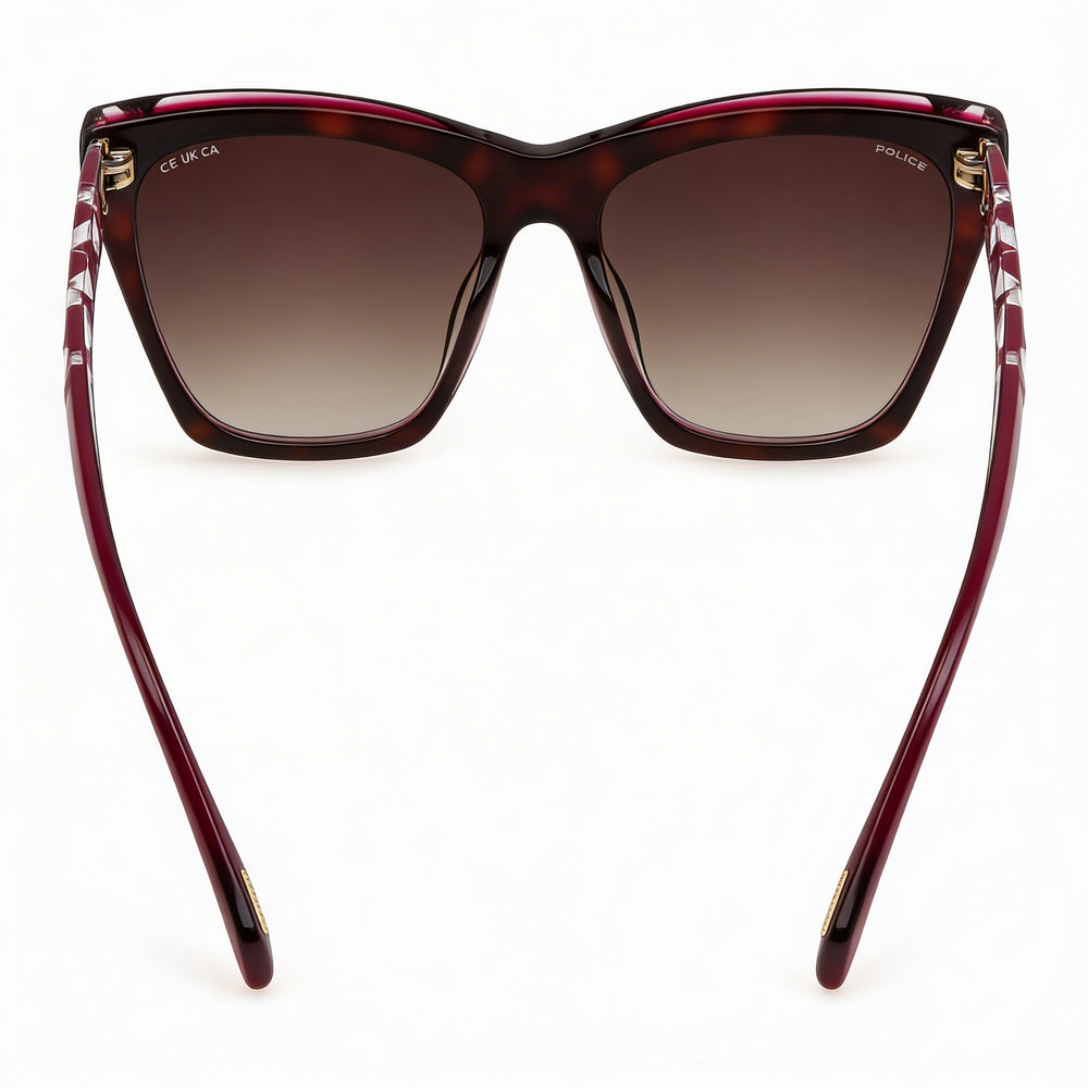 Gafas de sol Police Casual Avana Fuxia para mujer, montura de acetato, policarbonato, lentes no polarizadas, 54 mm
