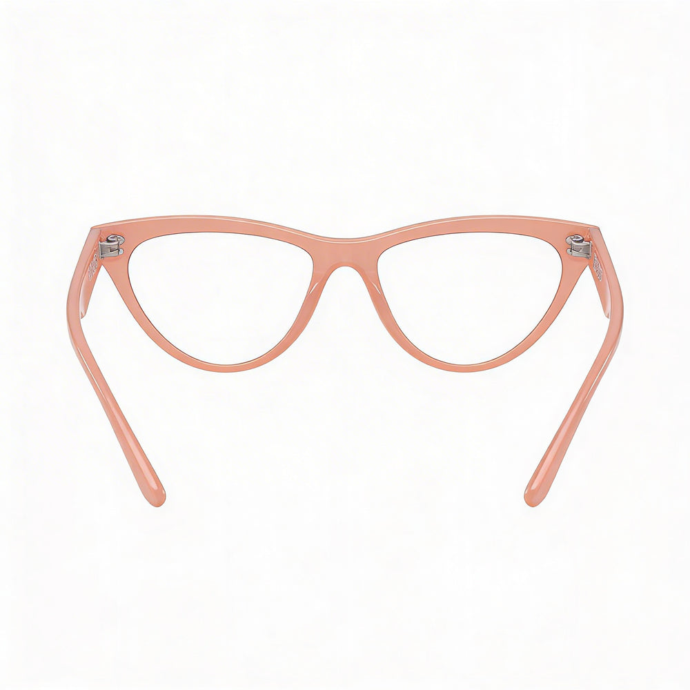 Versace Ve 3364 U Women's Injected Pink Opal Frame Clear Polycarbonate Lens Eyeglasses 52-17-145