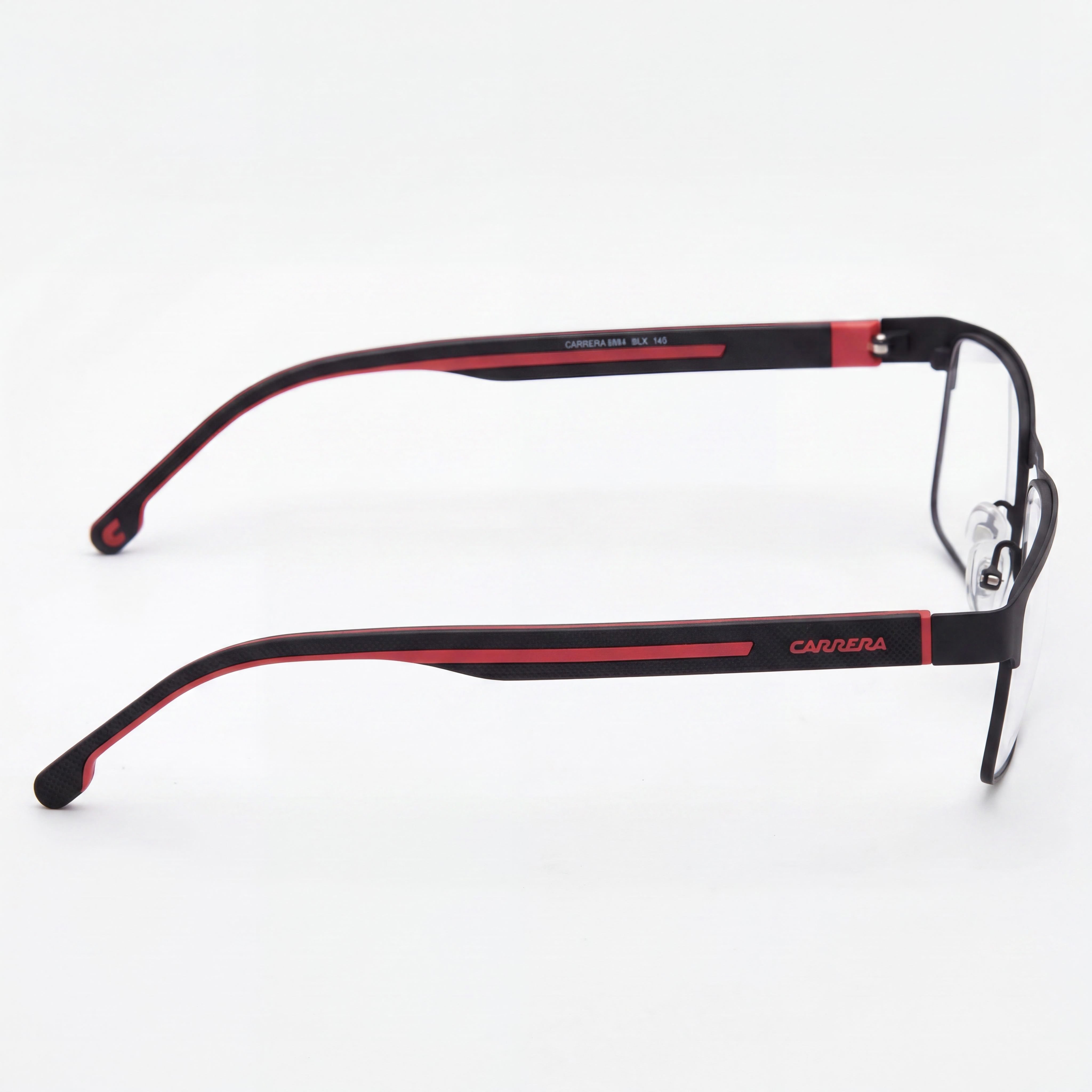 Carrera Modern 8884 Women's Matte Black Red Alloy Steel Frame Polycarbonate Non-Polarized Eyewear 57mm, Photo 2