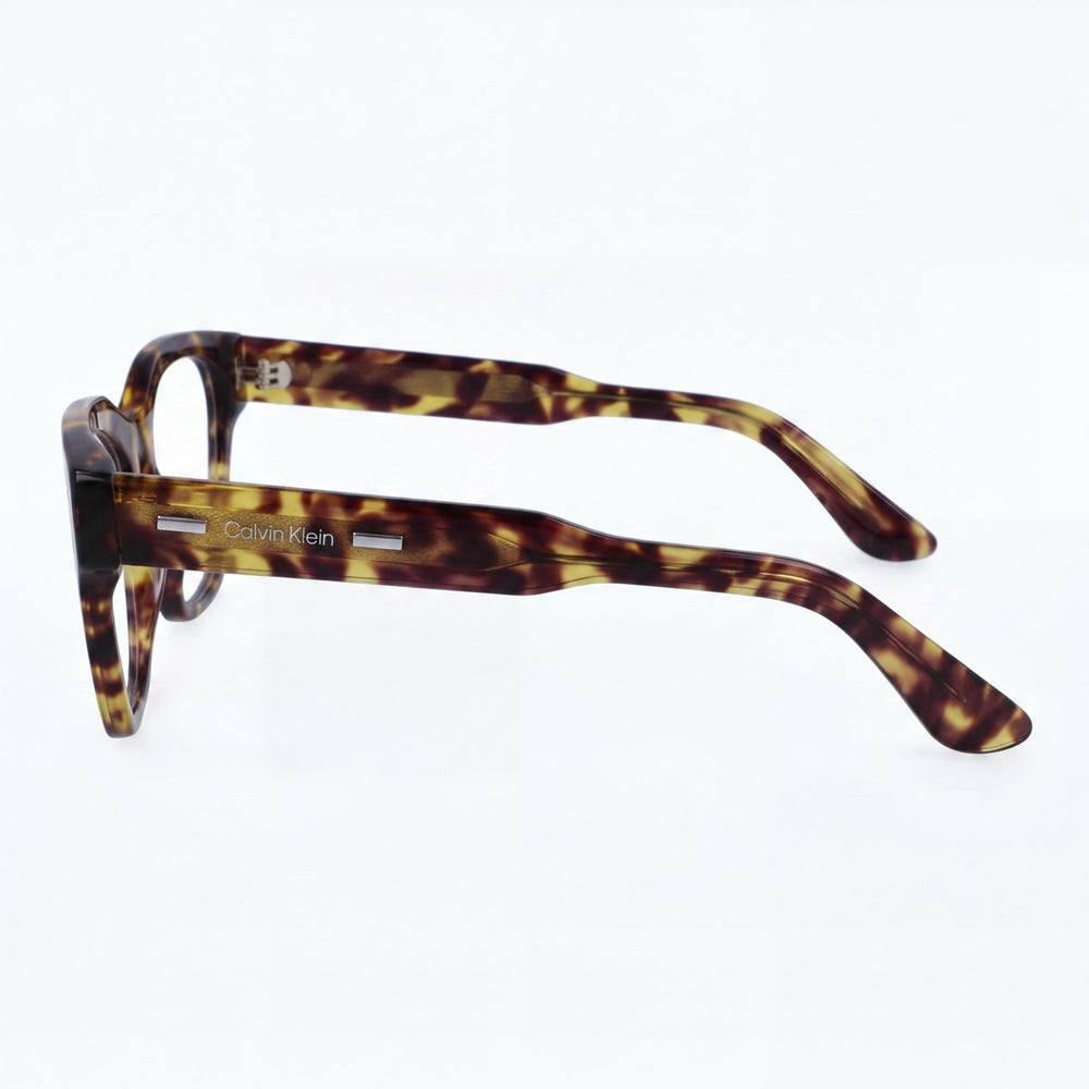 Calvin Klein Ck23518 Unisex Alloy Steel Frame Optical Eyeglasses Violet Havana 52mm with Protective Case