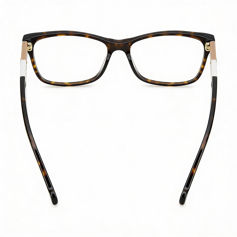 Carolina Herrera Her 0160 - Montura de plástico multicolor para mujer, lentes de policarbonato color beige Habana de 54 mm