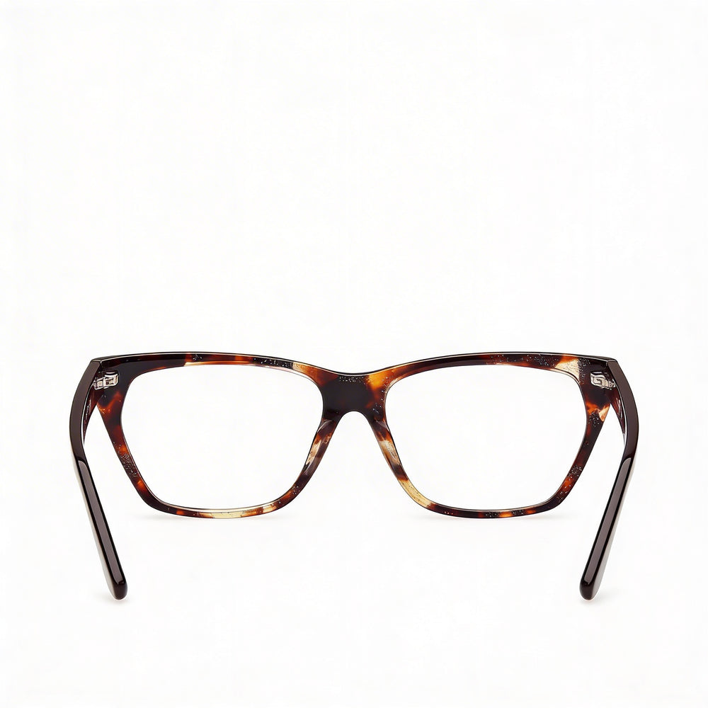 GUESS Gu50234 Women's Dark Havana Shiny Dark Brown Plastic Frame Eyeglasses 54mm Lens Width