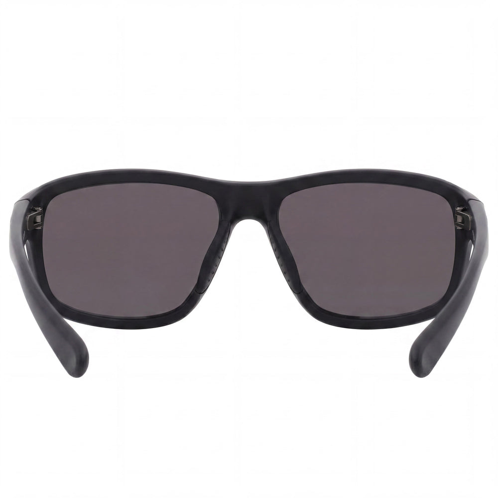 Nike Sport Unisex High-Performance Polarized Sunglasses Black Grey Plastic Frame Grey Lens 64mm