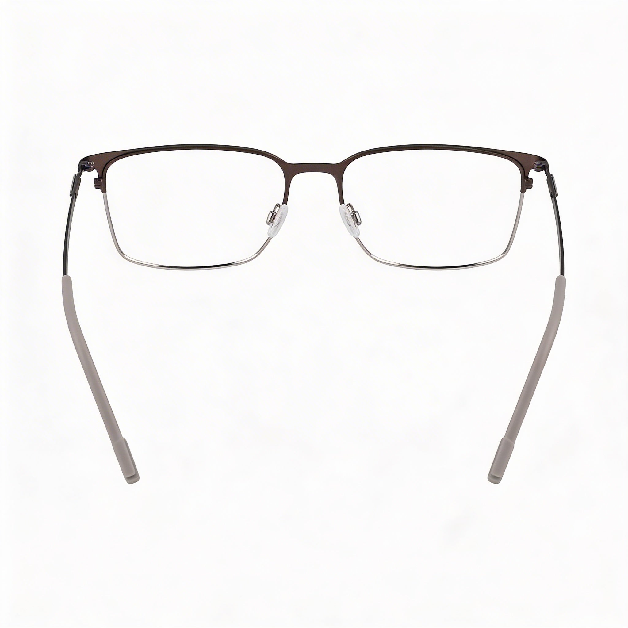 Flexon Classic Unisex Acetate Frame Eyeglasses in Matte Gunmetal Silver - Lens Width 55mm, Photo 3