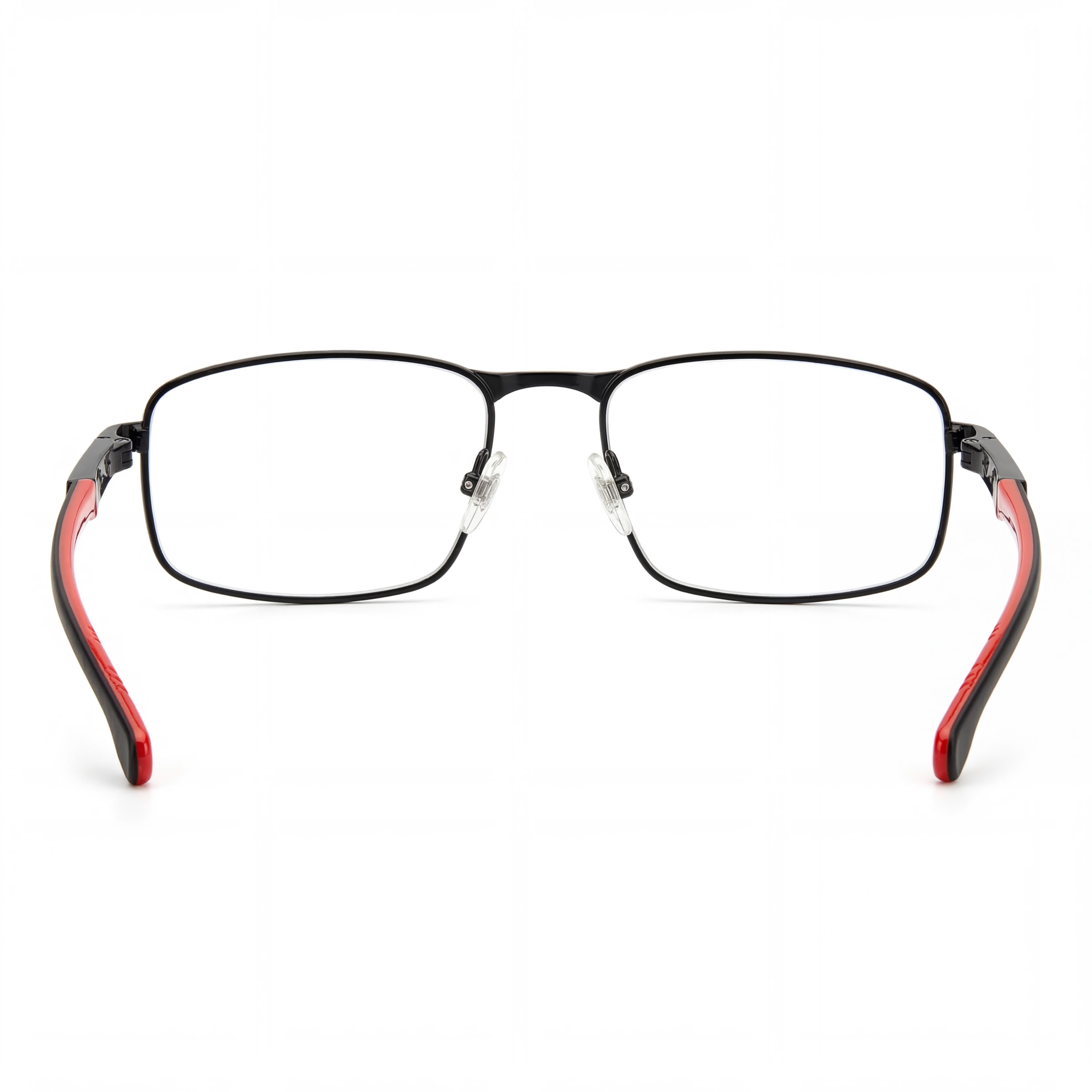 Carrera Carduc 008 Unisex Sunglasses with Black Red Alloy Steel Frame, Polycarbonate UV Protected Lenses 55mm, Photo 4