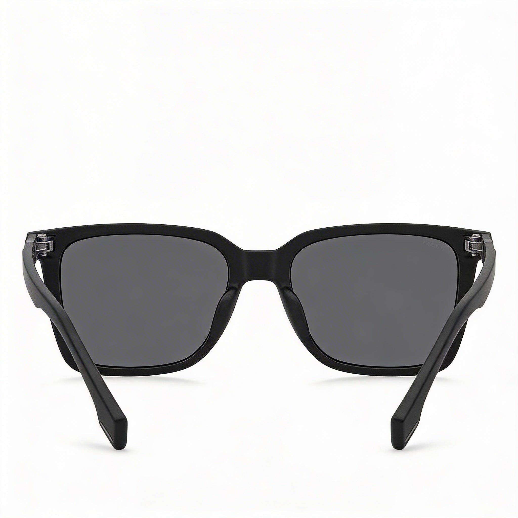 HUGO BOSS 1574/S Gafas de Sol Rectangulares Unisex Negras Grises de Poliamida con Protección UV Espejo Gris Claro 53-19-150mm, Photo 4