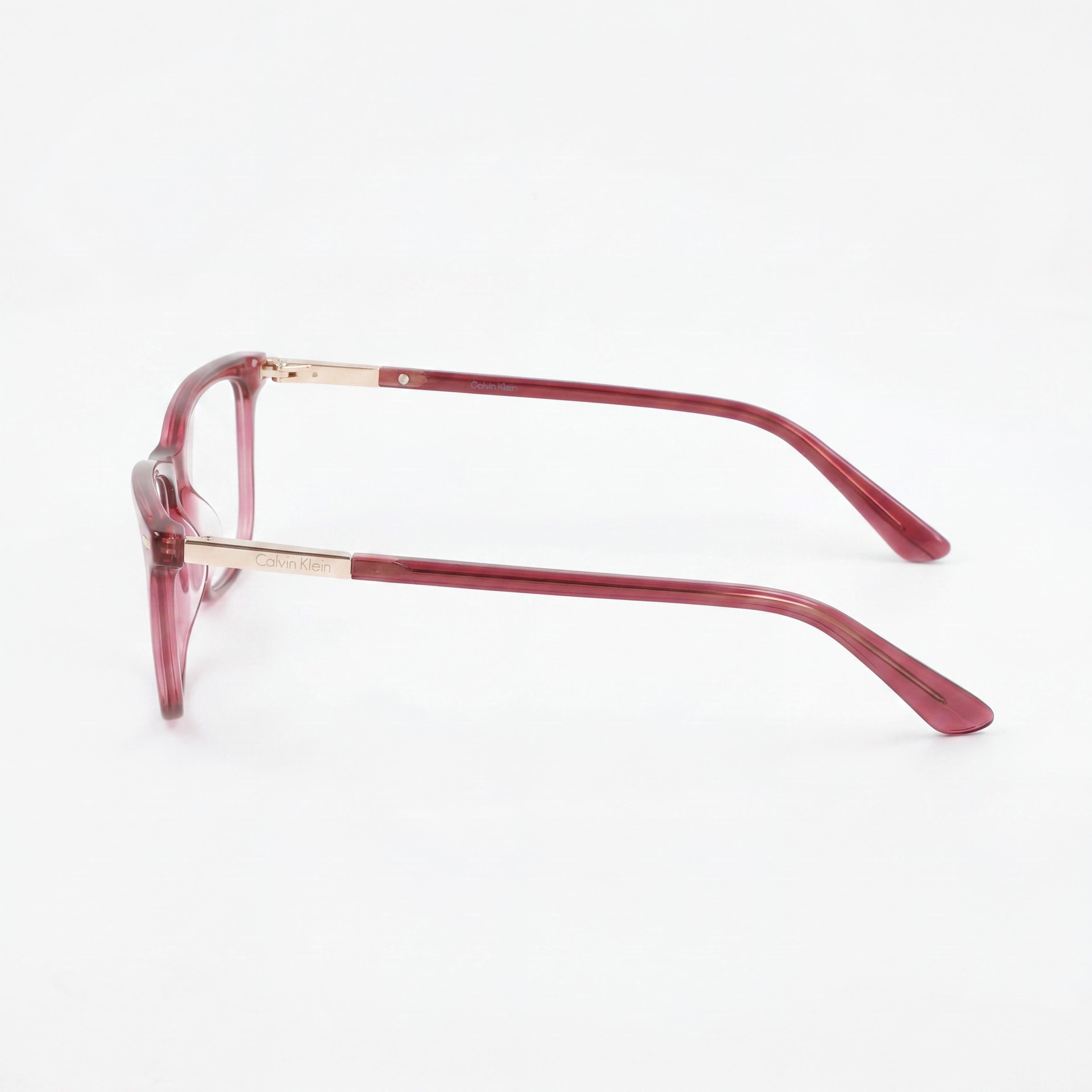Calvin Klein Ck22506 Unisex Metal Frame Sunglasses with Polarized Lenses, Burgundy, 52mm, Photo 3