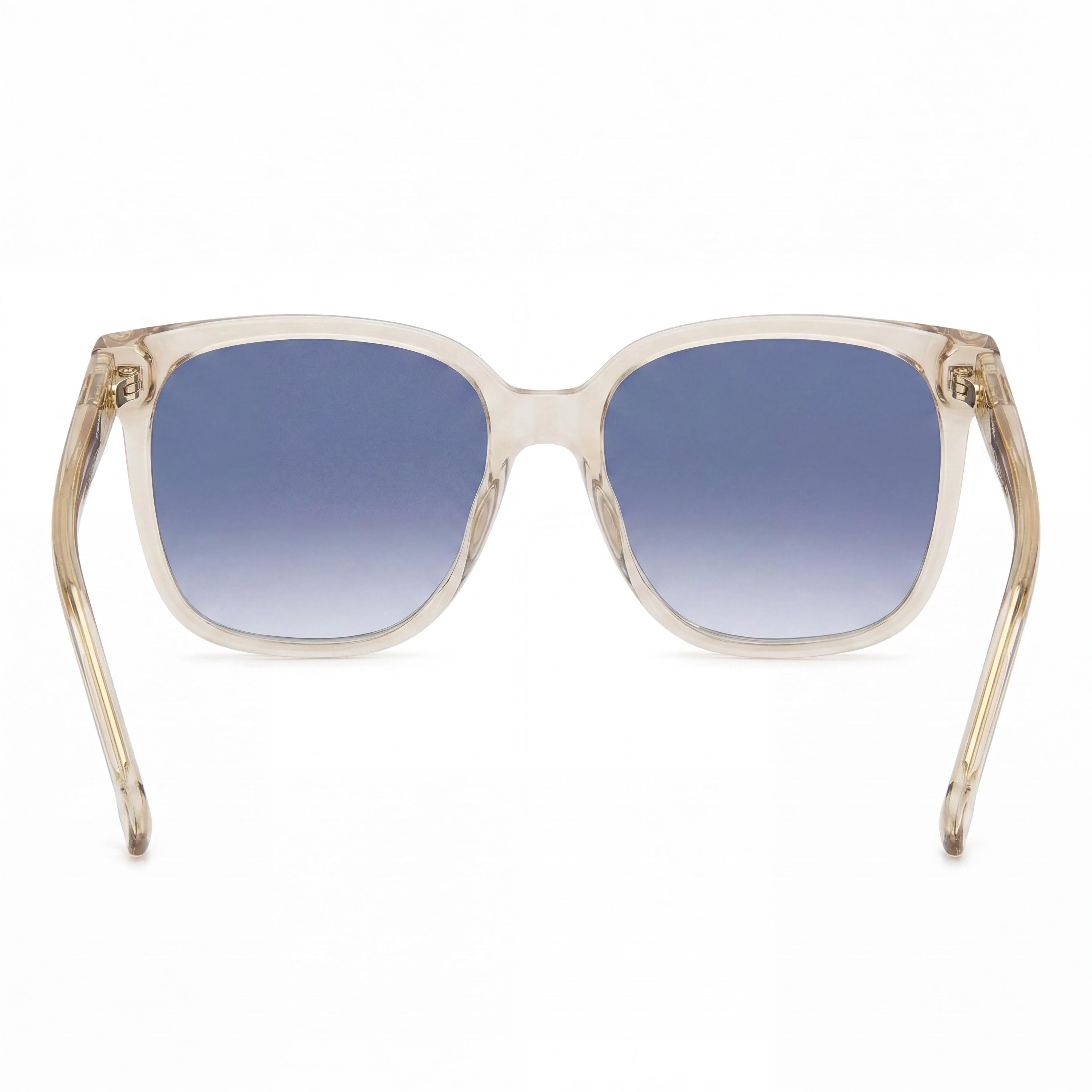 Carrera Carrera 3002/S Women's Beige Acetate Sunglasses with Dark Blue Shaded Lenses, 100% UV Protection, 55mm, Photo 4