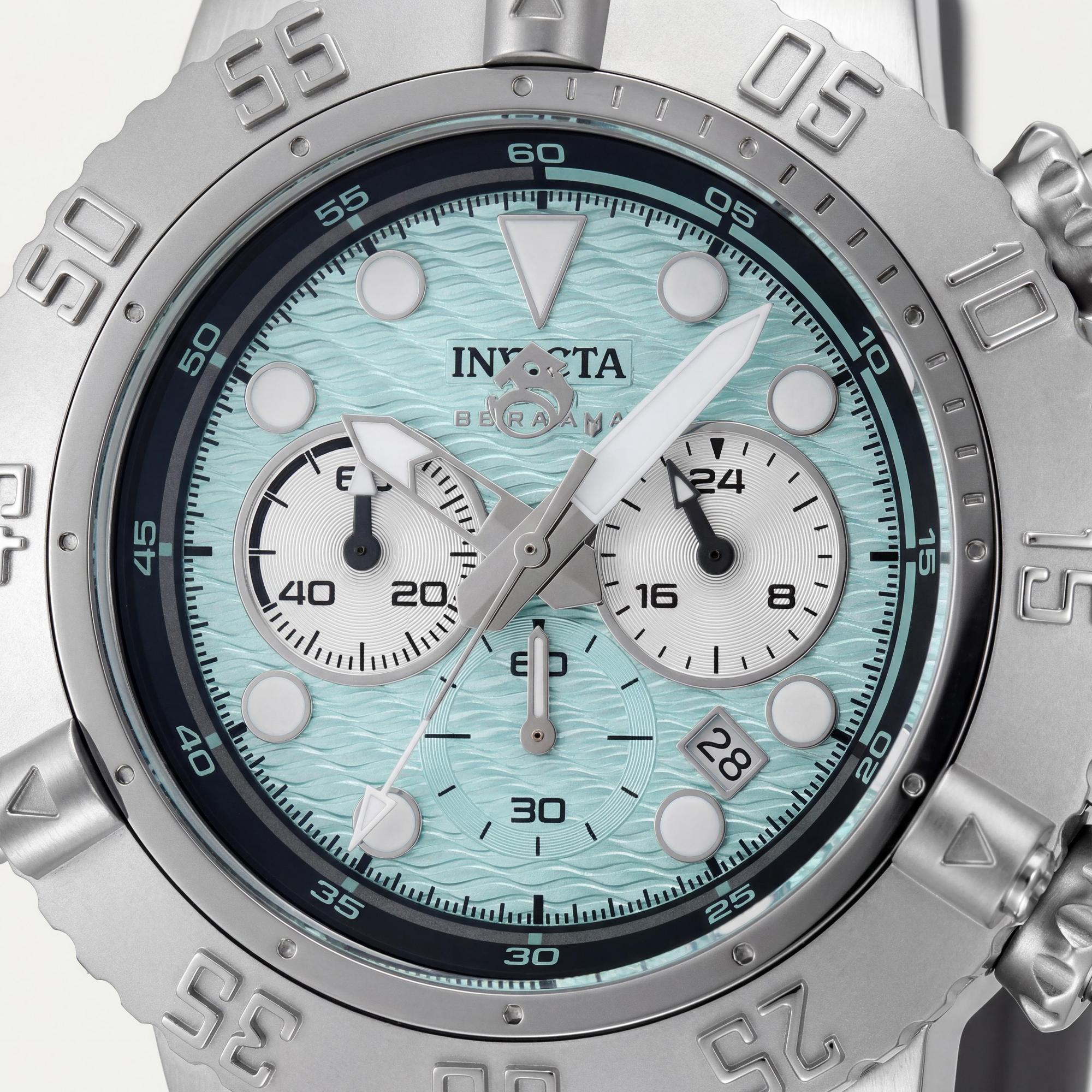 Reloj cronógrafo Invicta para hombre, colección Subaqua IN-47826-AMZUK, con caja de acero inoxidable y esfera azul, 50 mm, Photo 2