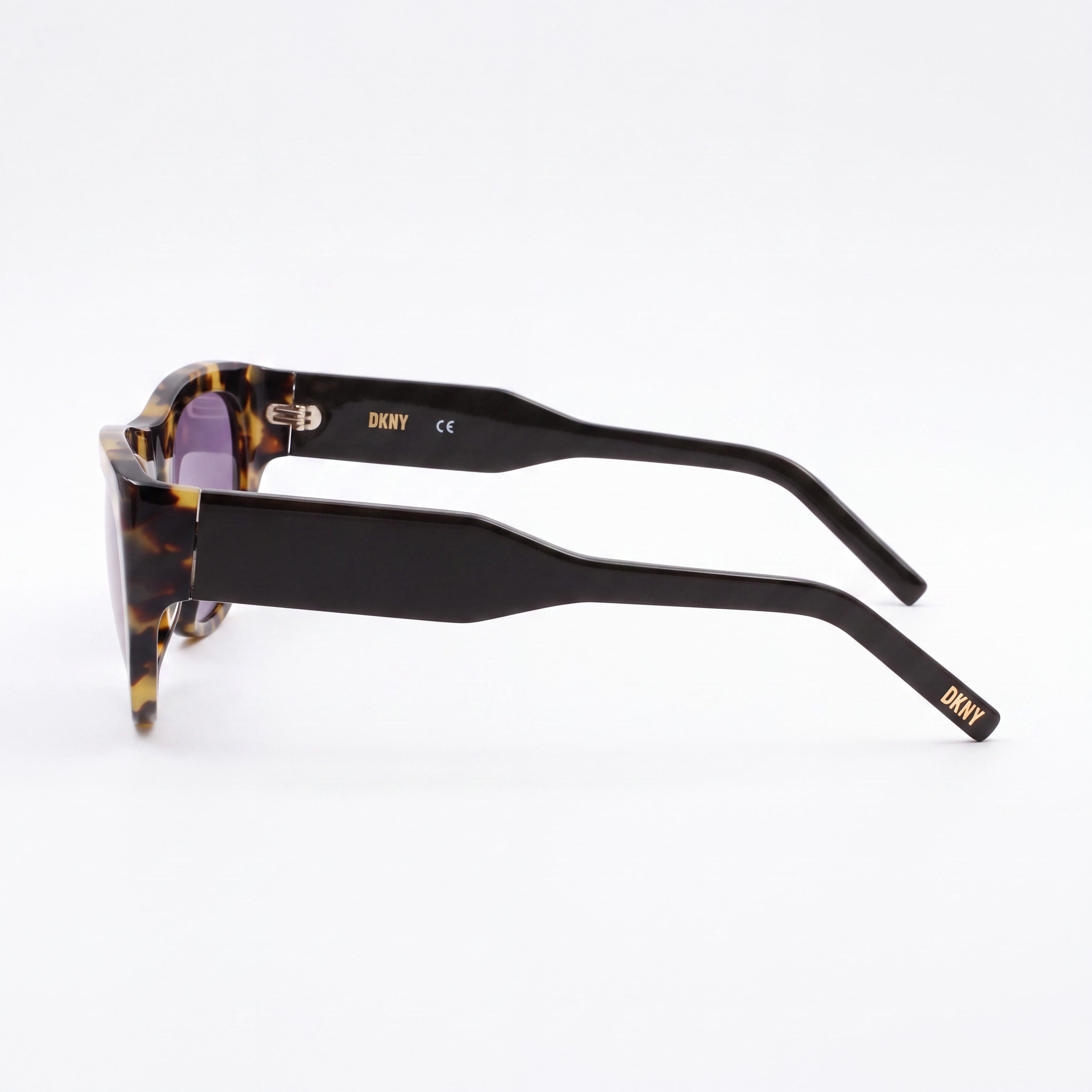 DKNY Dk550s Gafas de sol Tokyo Tortoise para mujer con montura de plástico y lentes de plástico con protección UV de 53 mm, Photo 3