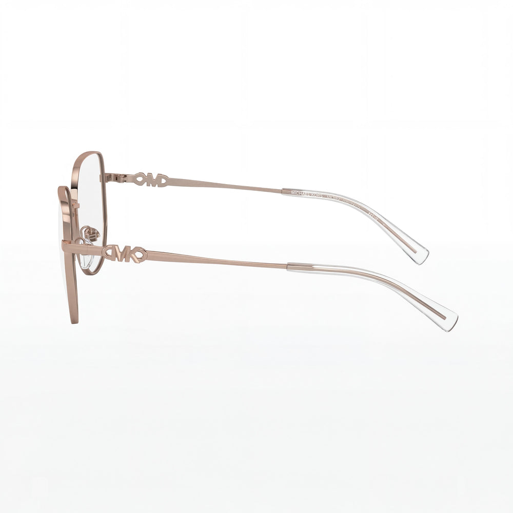 Michael Kors Mk3062 Belleville Women's Optical Eyeglasses with Plastic Frame in Rose Gold Color, 54mm