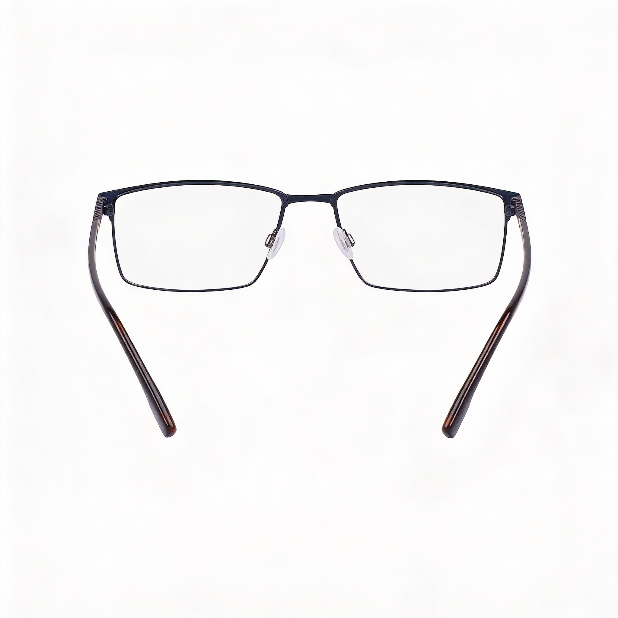 Flexon E1129 Unisex Acetate Frame in Matte Navy Color with Polycarbonate Lenses and 59mm Lens Width, Photo 4