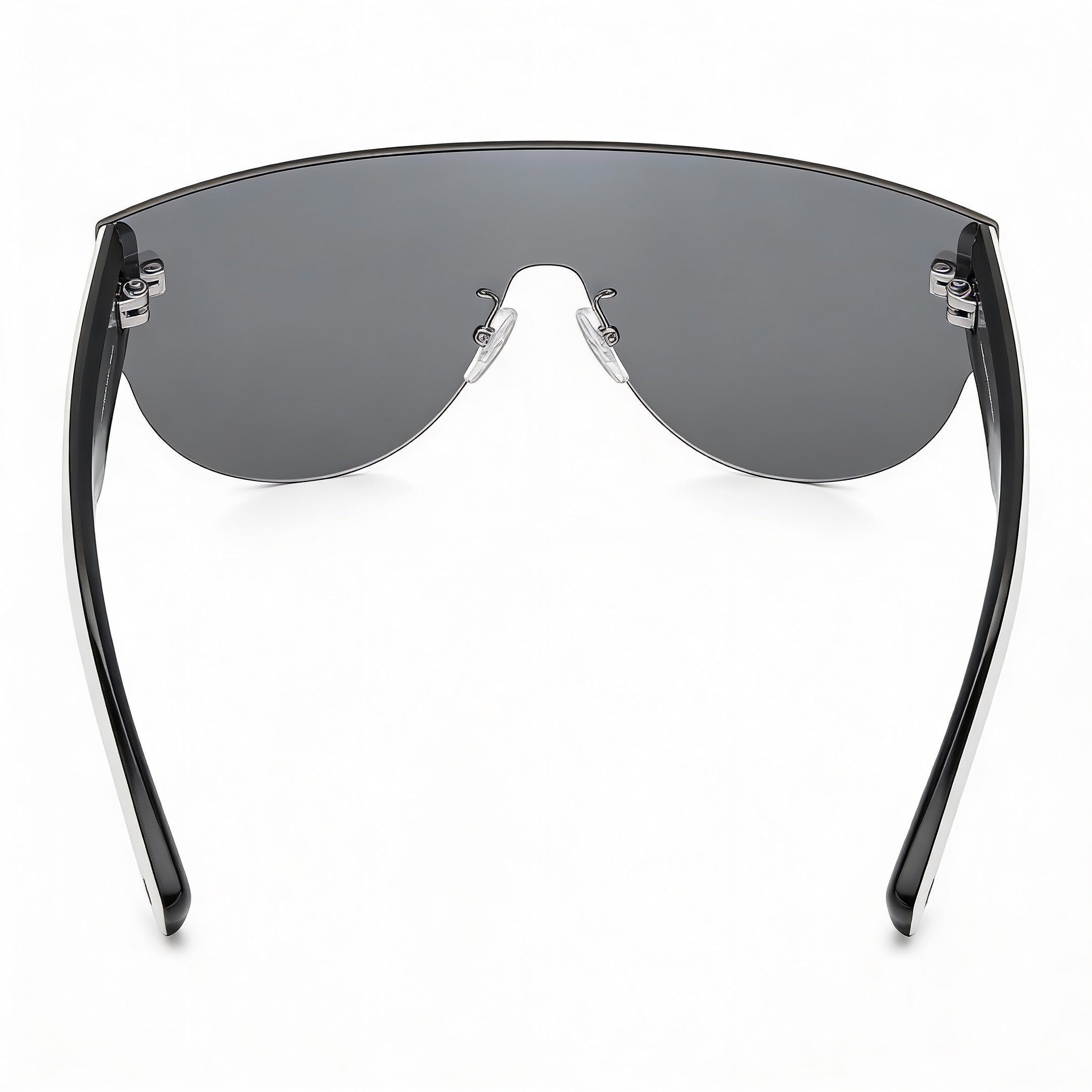 Carrera Unisex Sunglasses, White Black Polyamide Frame, Polycarbonate Lenses, UV Protection 99mm, Photo 4