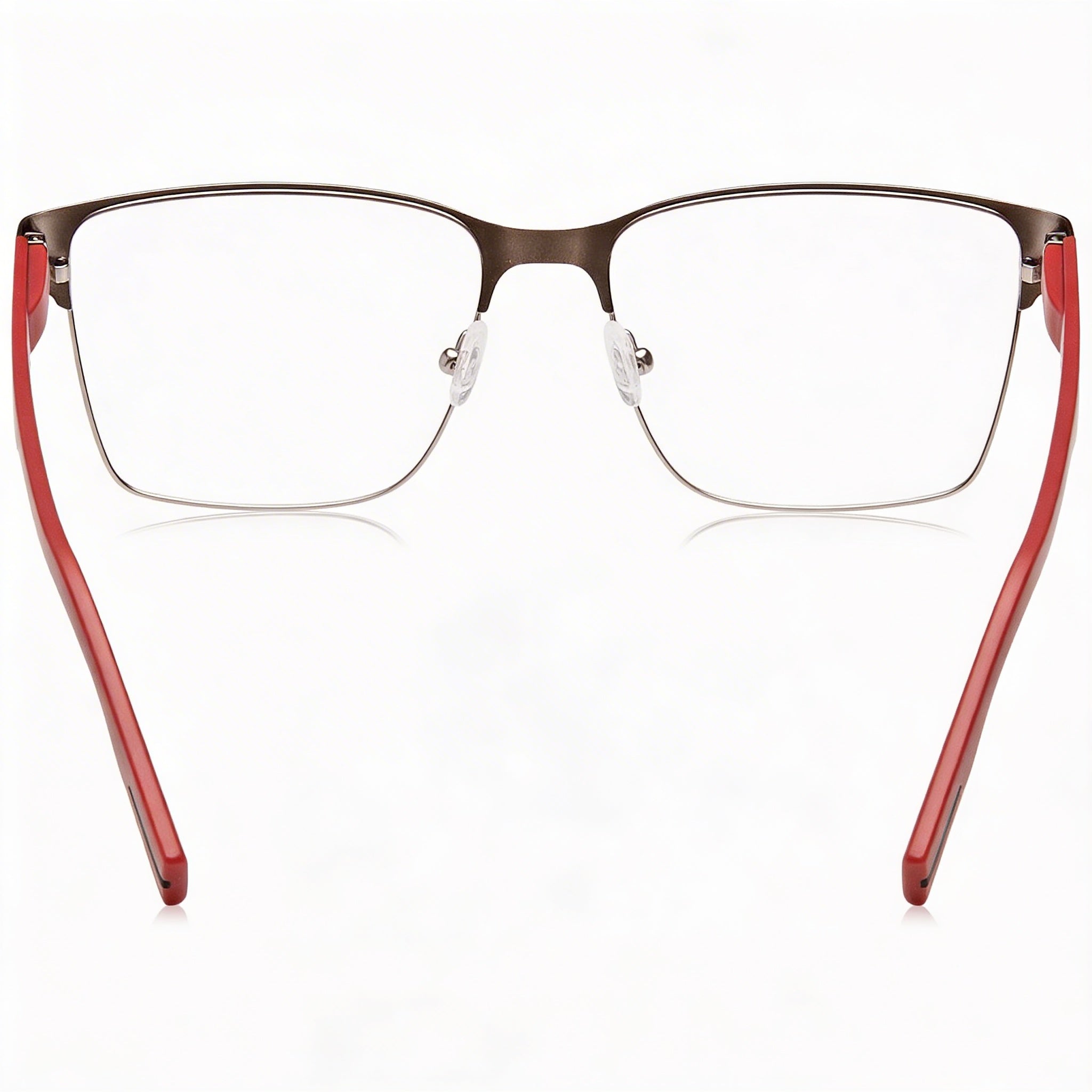 Lacoste Modern Unisex Alloy Steel Frame Polycarbonate Lens Non-Polarized Matte Dark Grey Eyeglasses 55mm, Photo 2