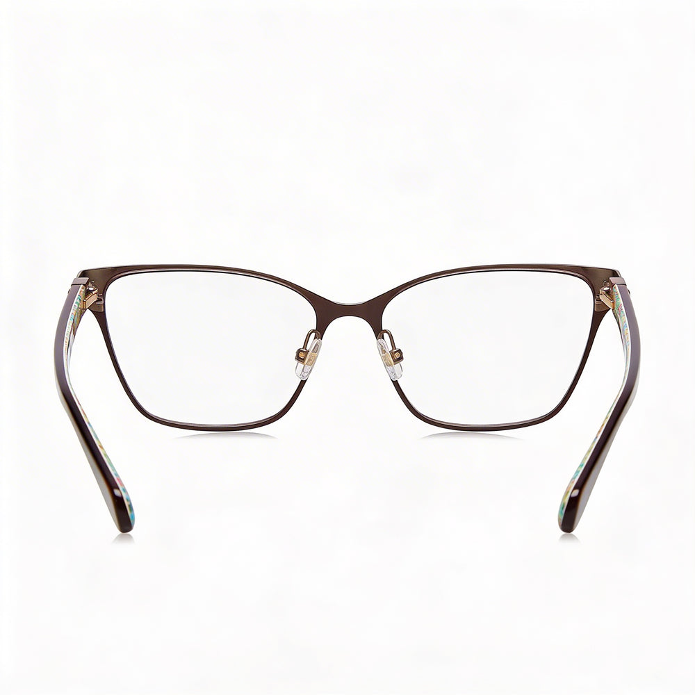 Gafas de sol Kate Spade New York Modern para mujer con montura de acero inoxidable en marrón y lente de 52 mm de ancho