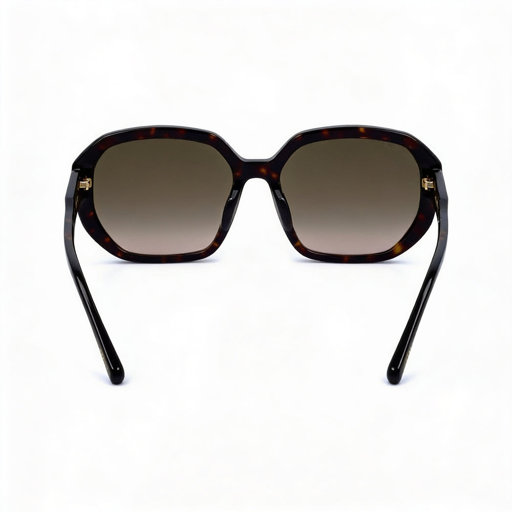 Jimmy Choo Classic Women's Brown Gradient Plastic Frame UV Protection Sunglasses 57mm