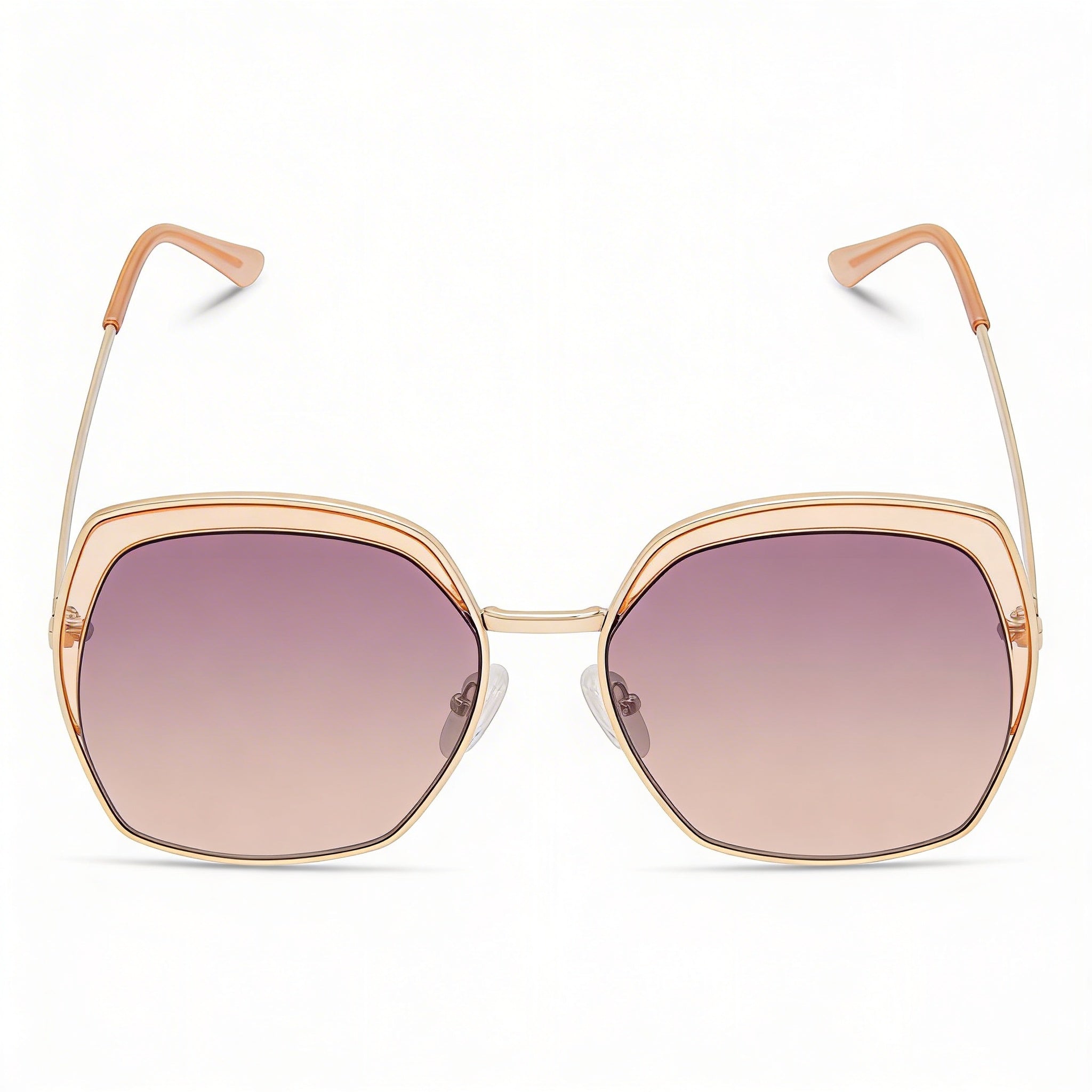 Gafas de sol GUESS Classic para mujer, de metal multicolor, con diseño de mariposa, ahumado, gris degradado, 100 % UV, no polarizadas, 59 mm, Photo 2