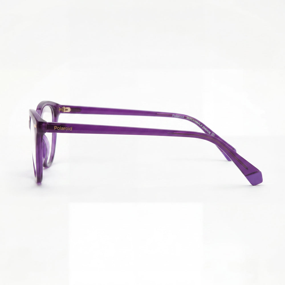 Polaroid Pld D432 Men's Injected Violet Frame Non- Polycarbonate Eyewear 53mm