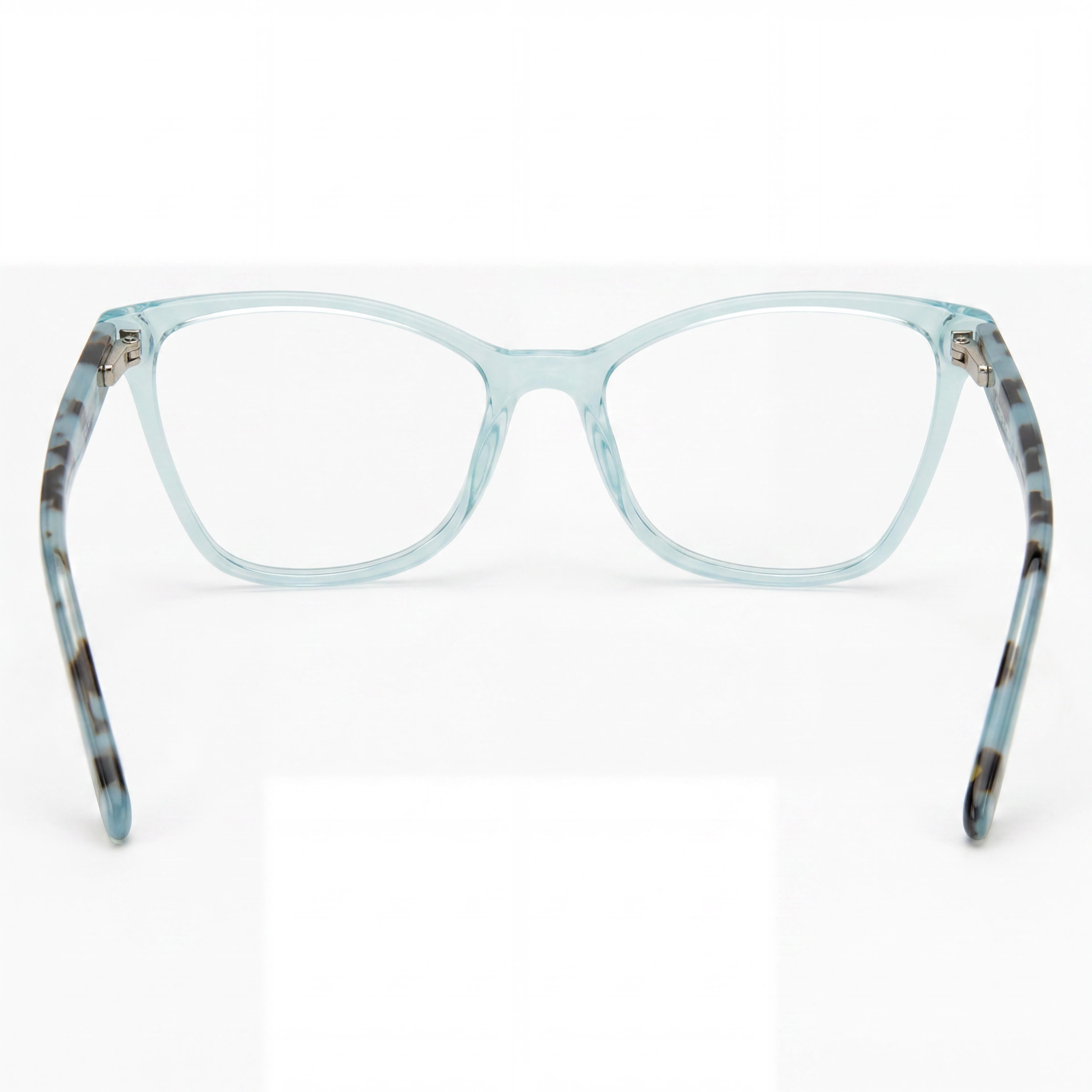 Liz Claiborne Classic Women's Plastic Frame Polycarbonate Lens Eyewear Azure Crystal 51-16-140, Photo 3