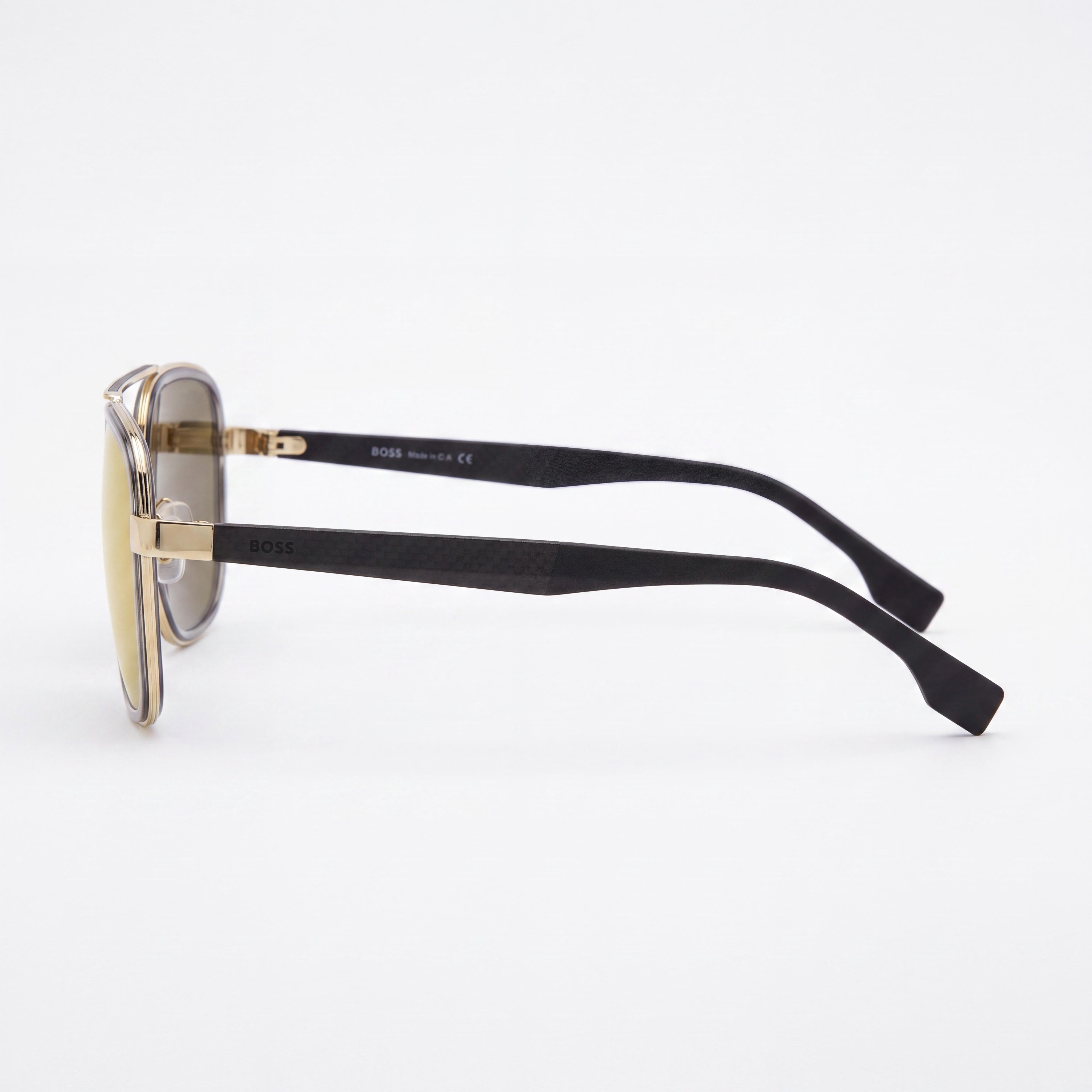 Hugo Boss Women's Boss 1486/S Square Double Bridge Gold Grey Metal 54mm UV Protection Sunglasses, Photo 2