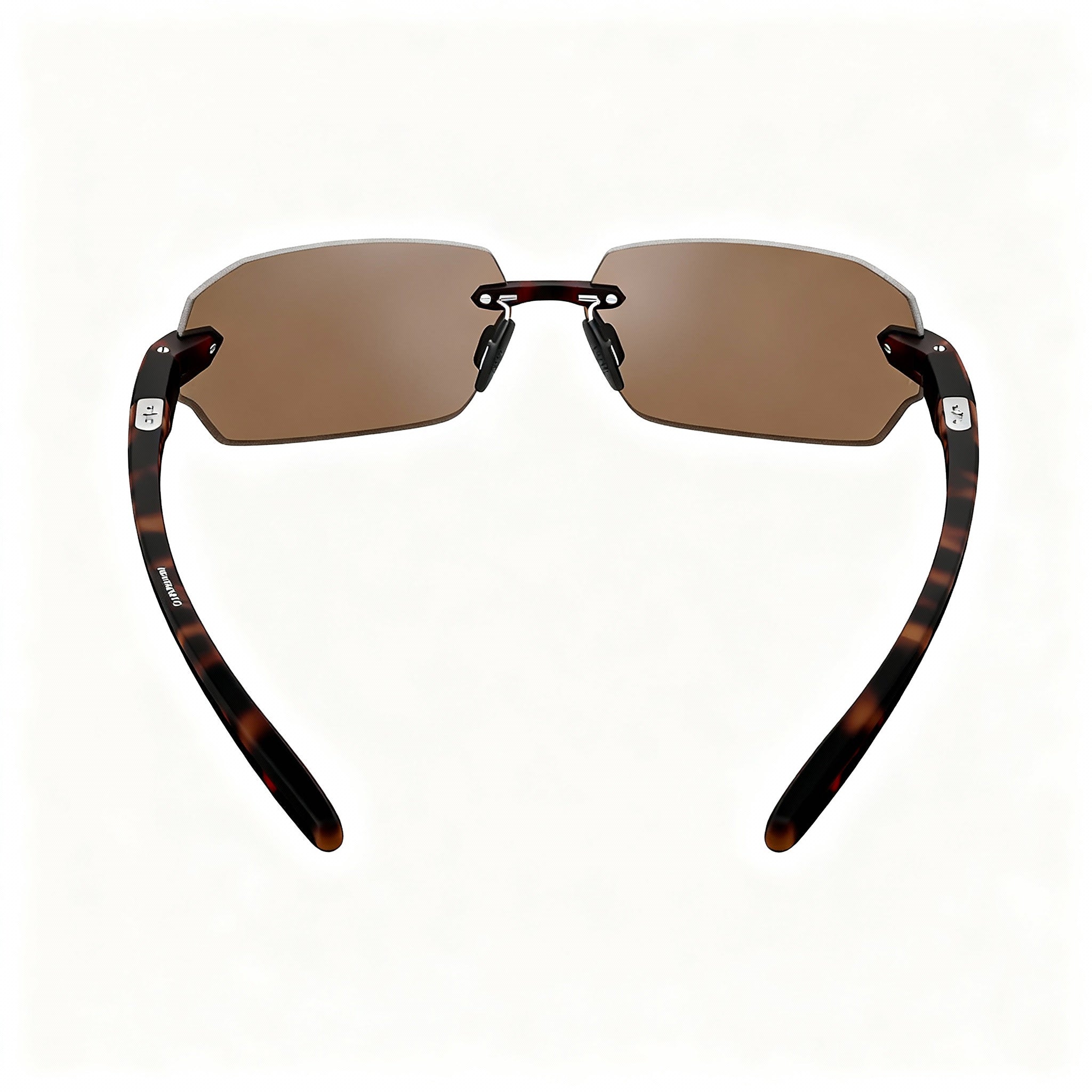 Under Armour Classic Men's Non-Polarized Sunglasses, Brown Silver Havana Polyamide Frame, Silver Oleophobic Lenses 71-12-140, Photo 4