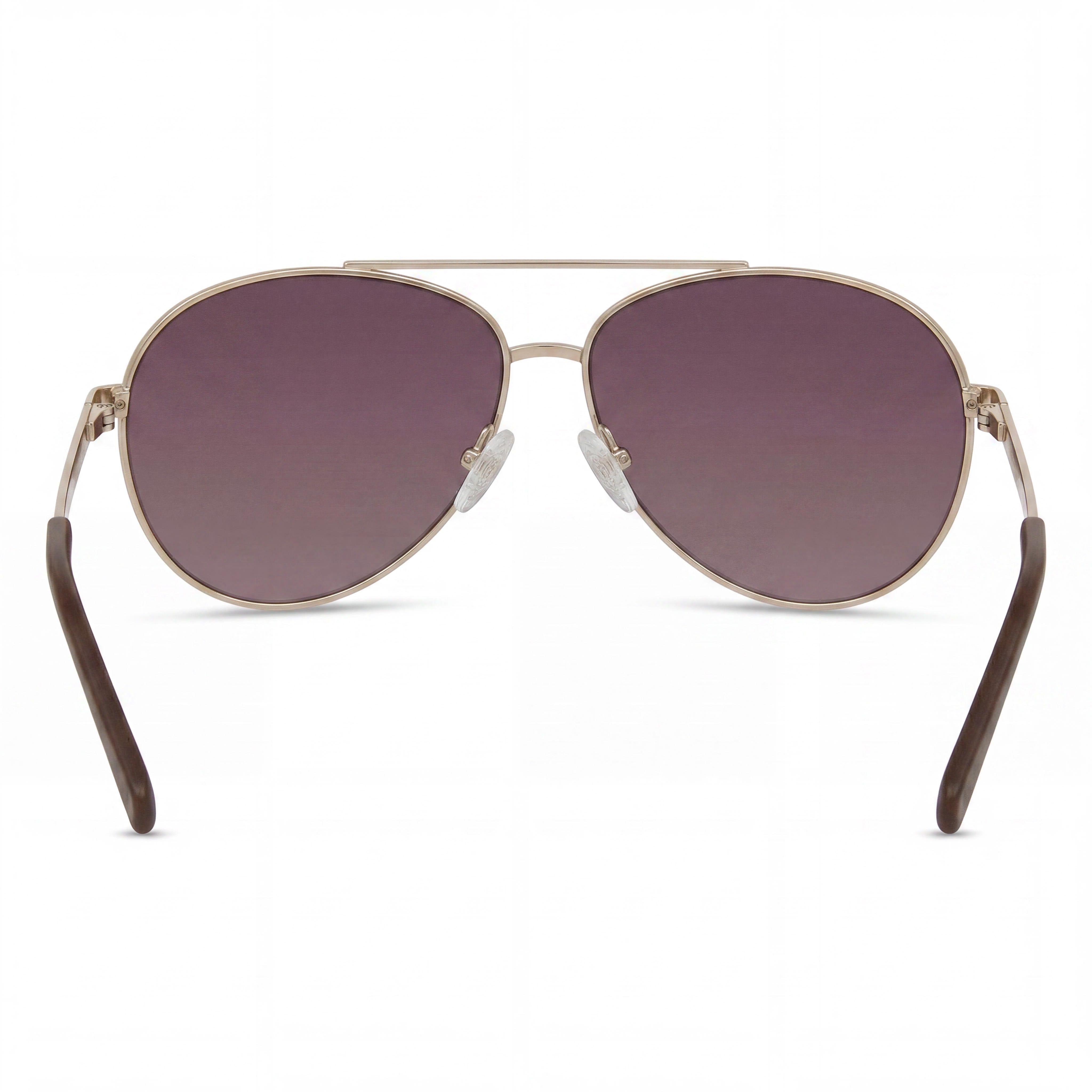 Kenneth Cole New York Kc6333g Women's Gold Brown Mirror Metal Frame Mirrored UV Protection Sunglasses 63mm, Photo 4
