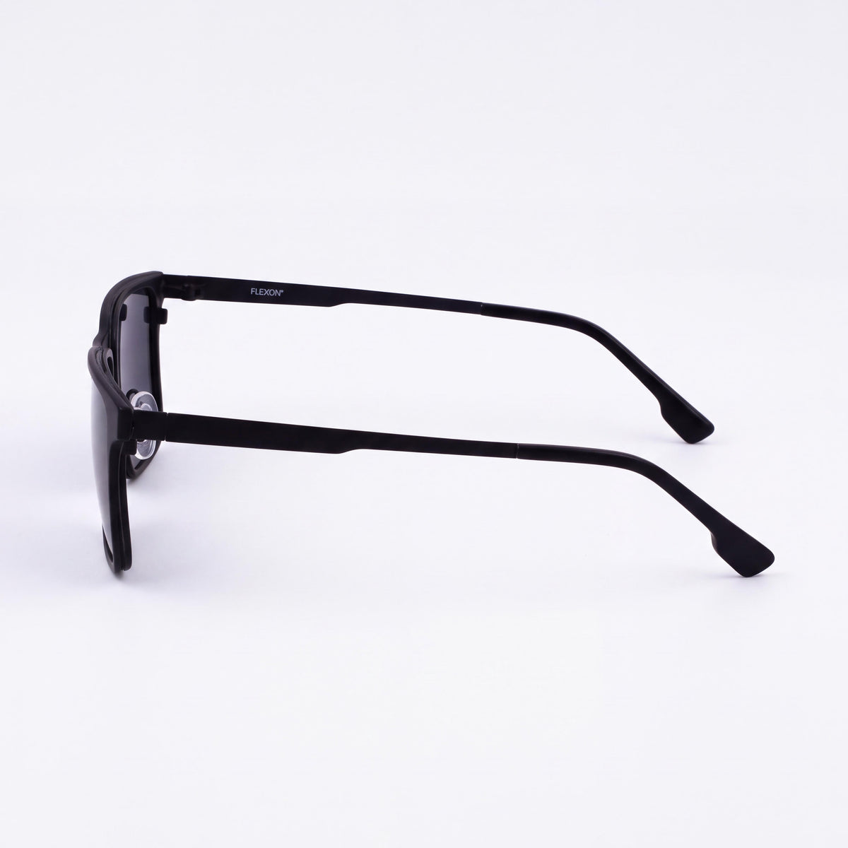 Montura de gafas graduadas para hombre Flexon Casual Collection con acabado en negro mate, ancho de lente de 55 mm, Photo 3