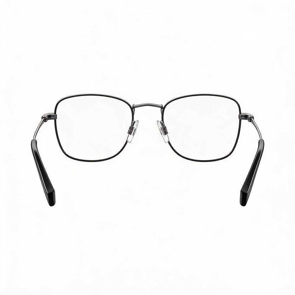 Gafas de sol Polaroid Pld D377/G unisex de acero inoxidable negro rutenio con lentes de policarbonato de 51 mm