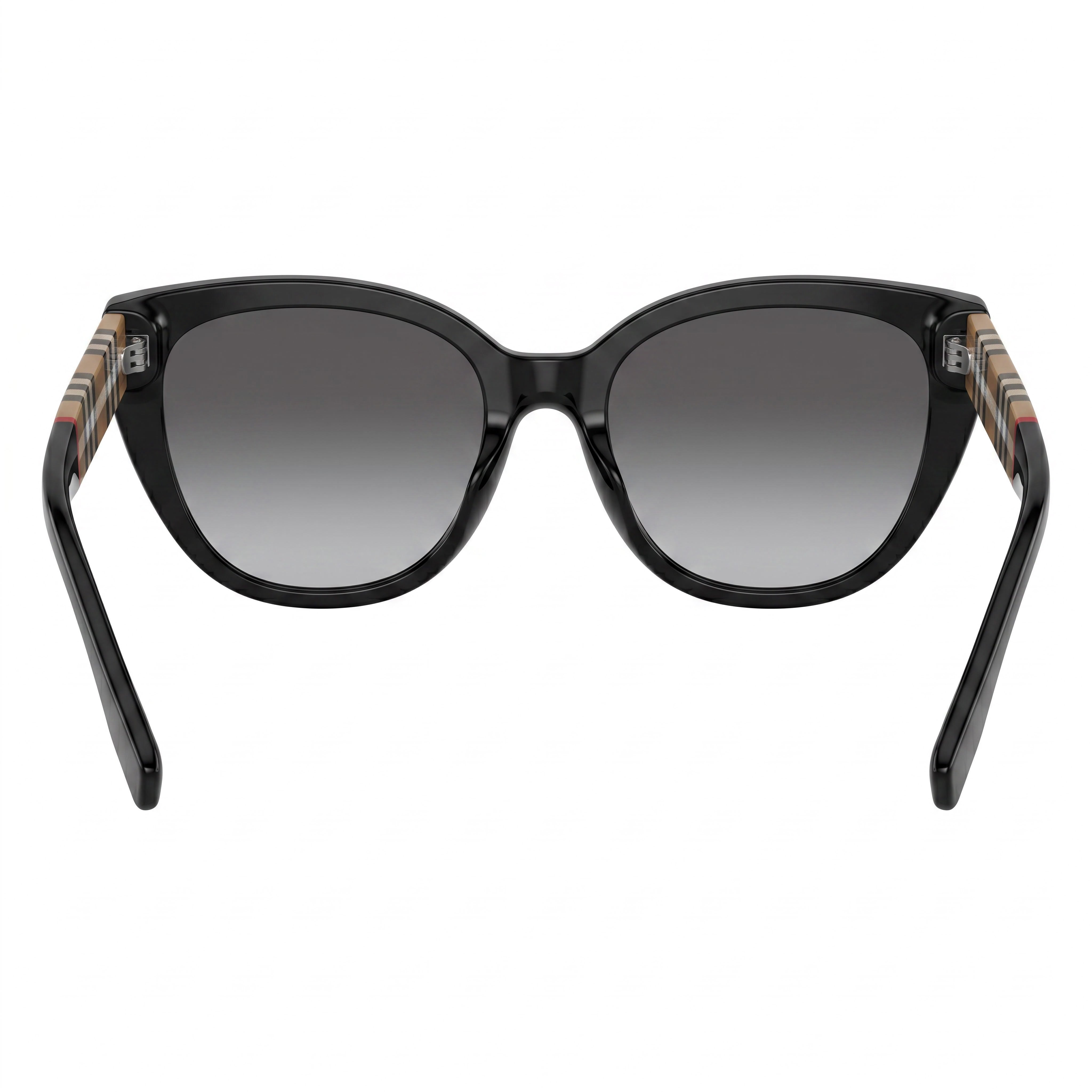 Gafas de sol BURBERRY B4216 para mujer, montura de plástico en degradado negro-gris, lentes UV en degradado gris, 57 mm, Photo 3