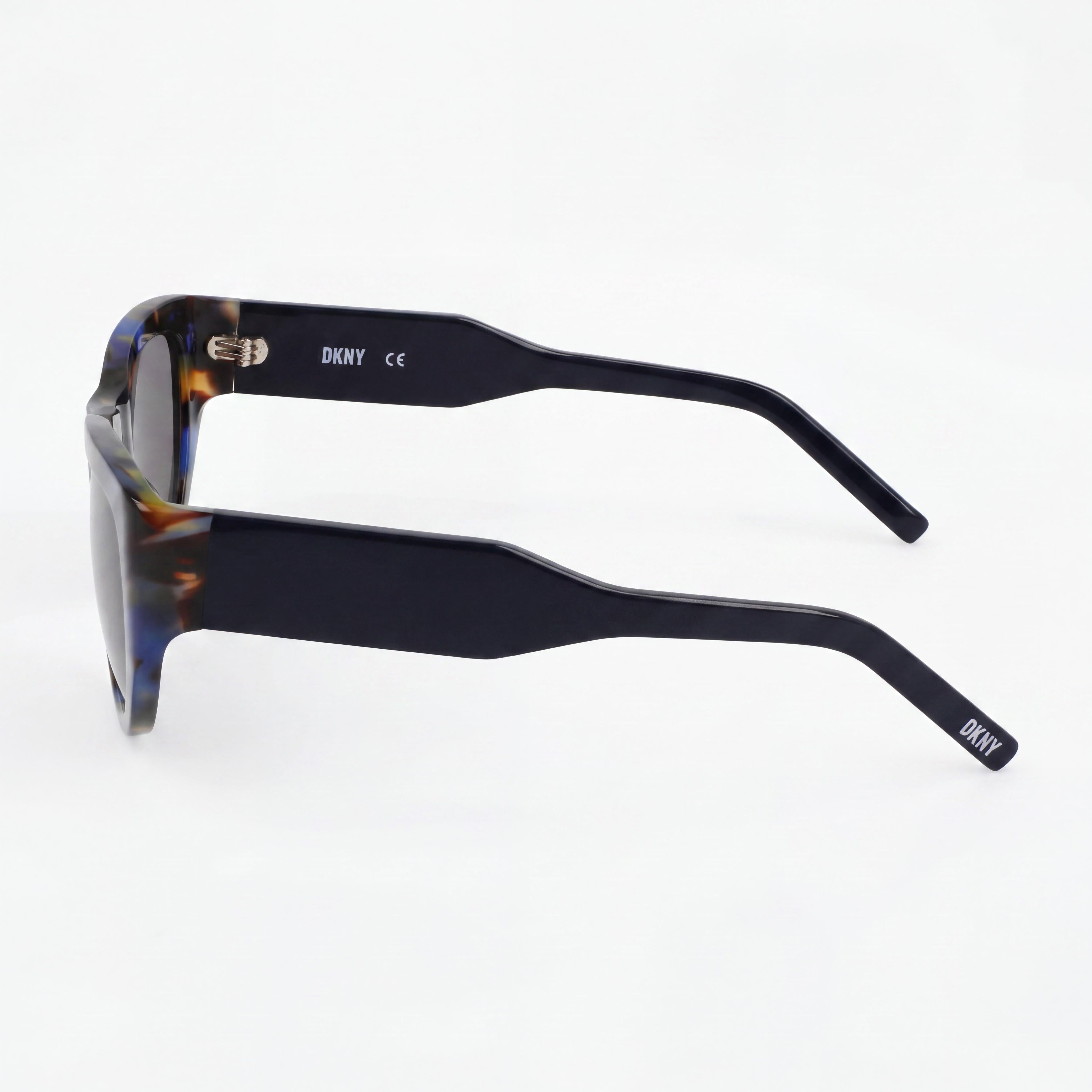 DKNY Dk550s Women’s Blue Tortoise Plastic Frame Sunglasses with Smtruee Lenses, UV Protection, Non-Polarized 53mm, Photo 3