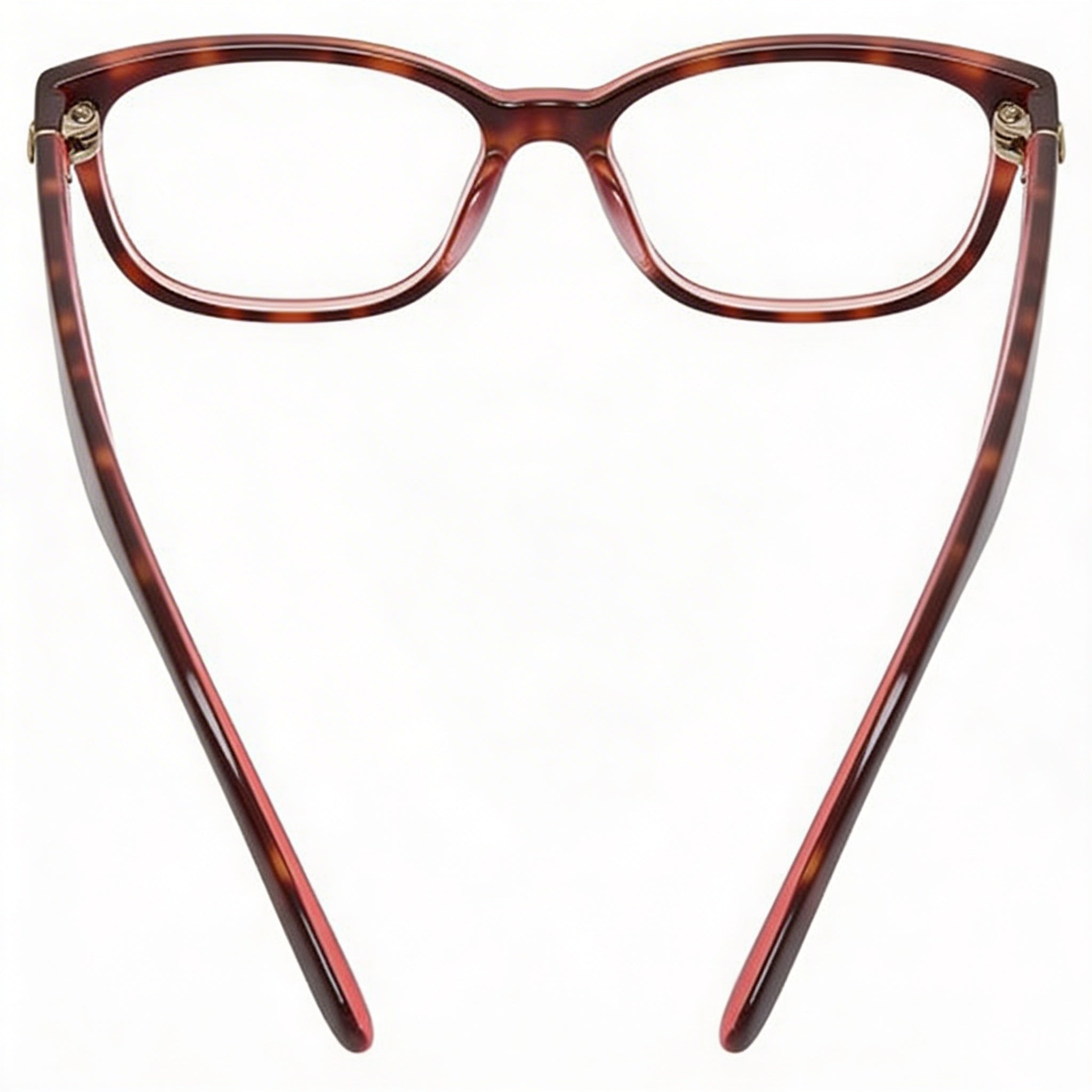 Gafas de acetato unisex Kate Spade New York Brylie con lentes de policarbonato transparente de 48 mm en color rosa habano, Photo 2