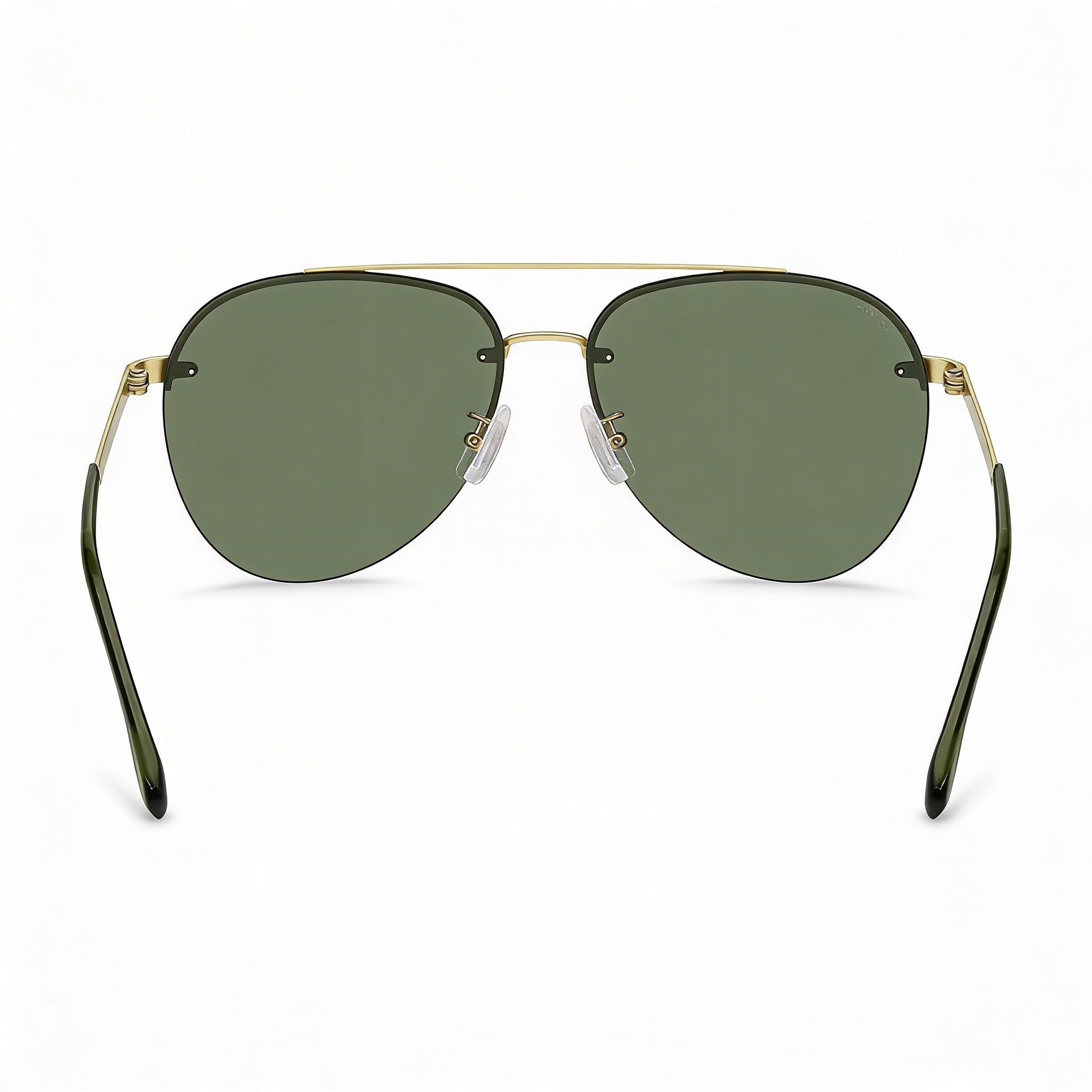HUGO BOSS Modern Women's Metal Frame Sunglasses with Polycarbonate Lenses and UV Protection, Matte Gold, 62mm Lens Width, Photo 4