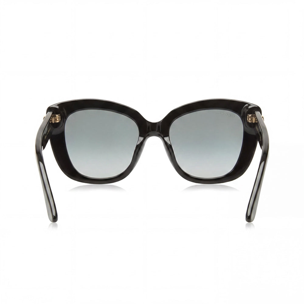 Gucci Casual Women's Acetate UV Protection Non-Polarized Sunglasses, Havana Blue Brown, 54mm