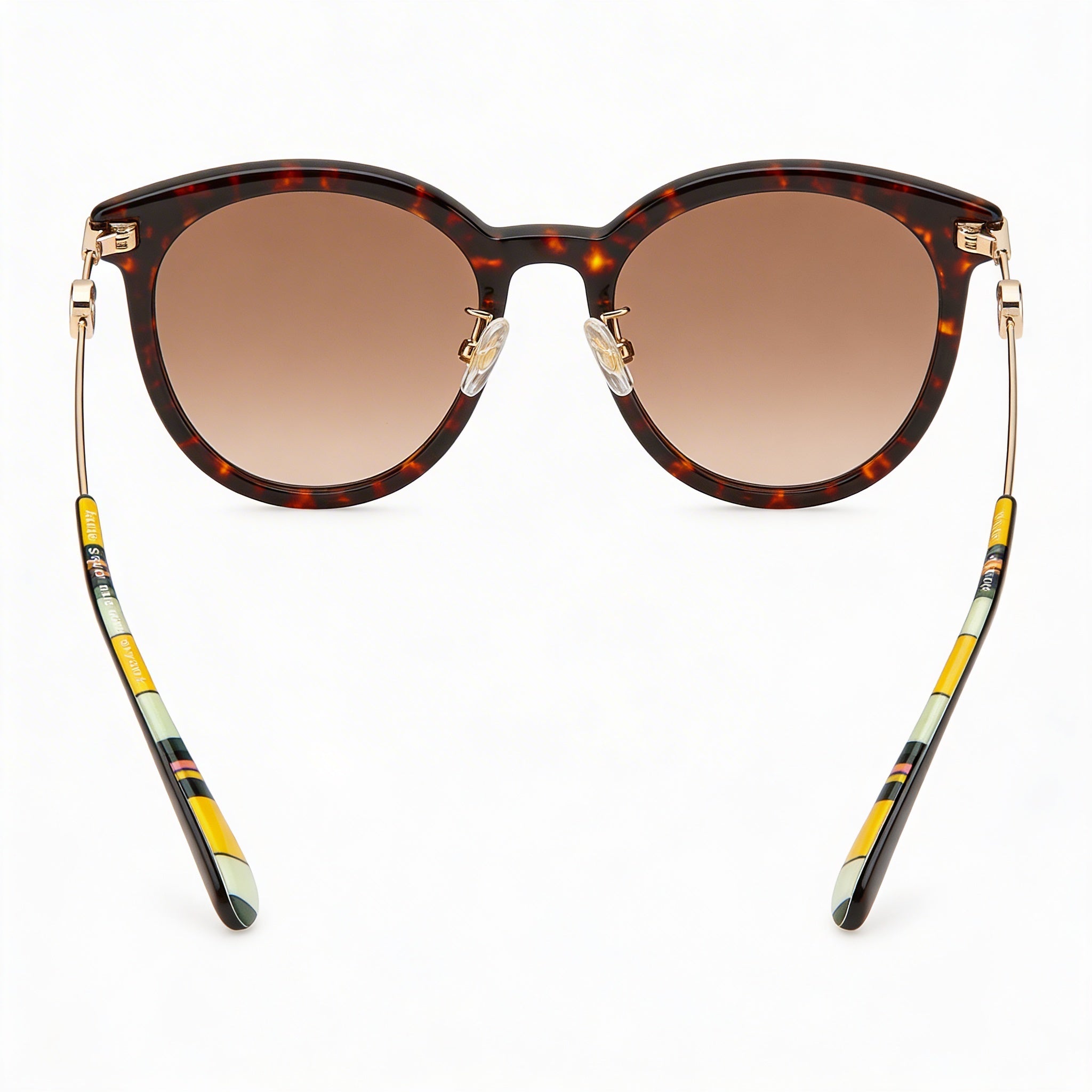 Gafas de sol de plástico Keesey/G/S para mujer de Kate Spade New York, color marrón habana degradado, protección UV, 53 mm, Photo 4