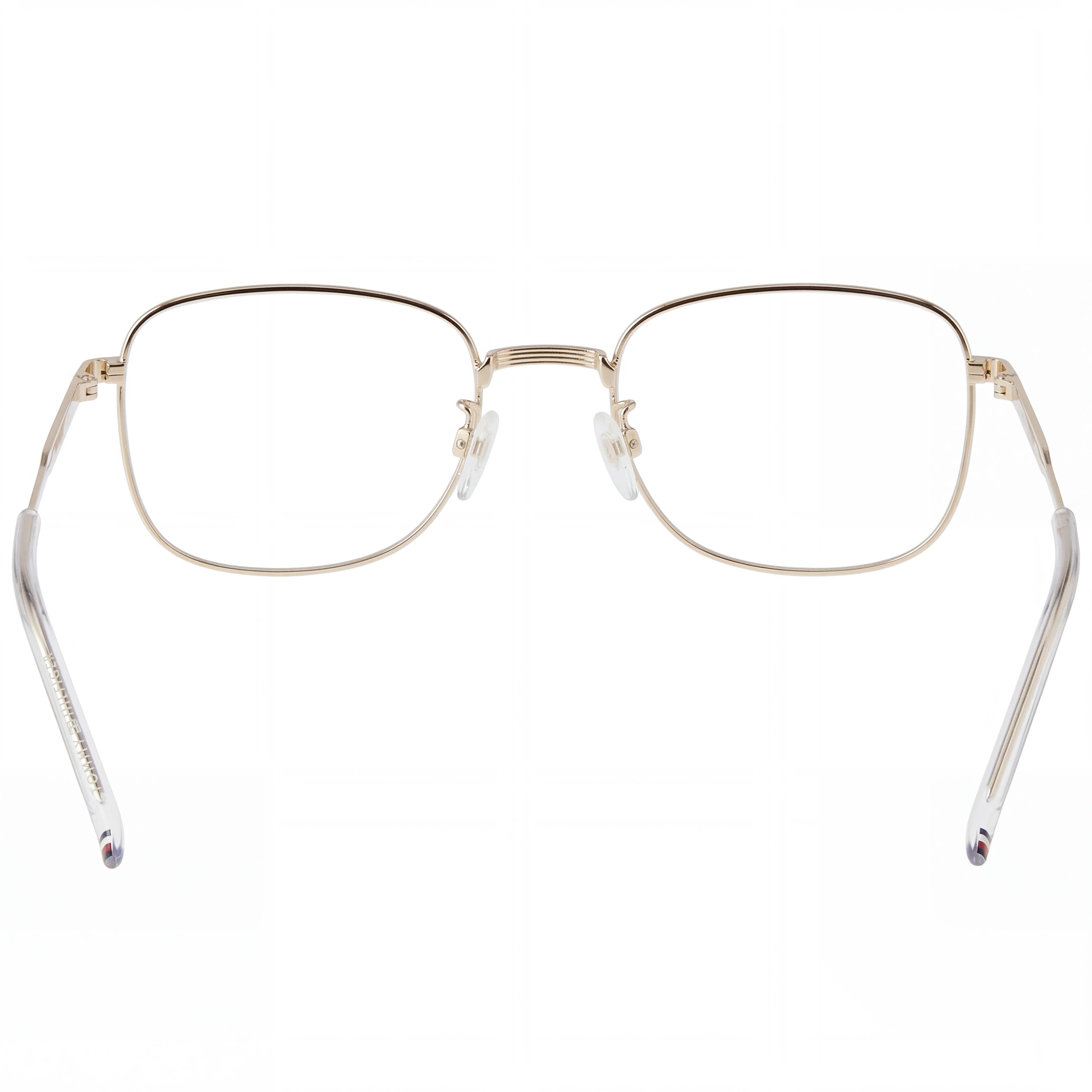 Tommy Hilfiger Modern Th 2061/f Gafas de sol para hombre, montura de acero con aleación de oro, lentes de policarbonato doradas, 57mm, Photo 3