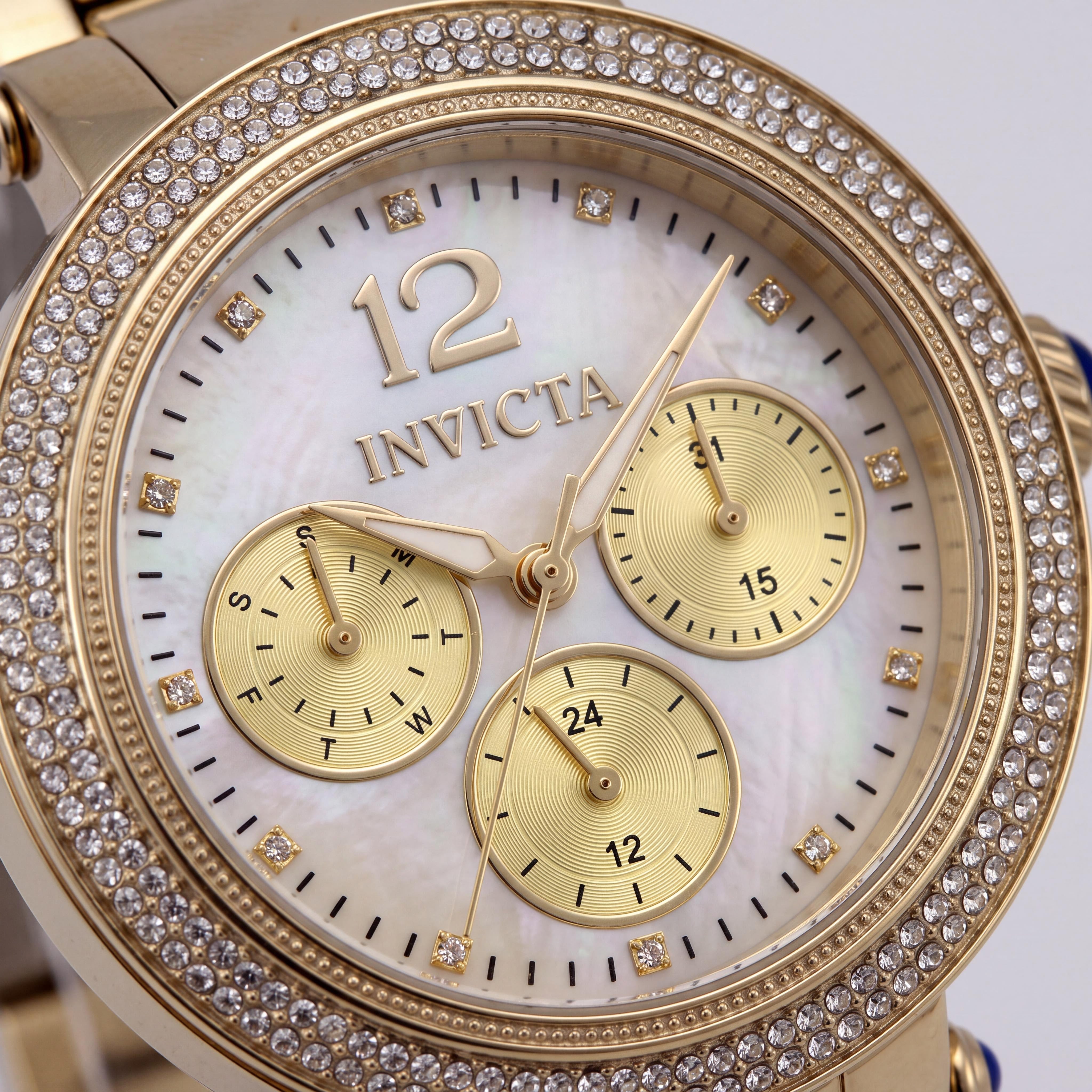 Invicta Bolt 48113 Women's Gold Stainless Steel Bracelet Watch 37mm, Photo 2