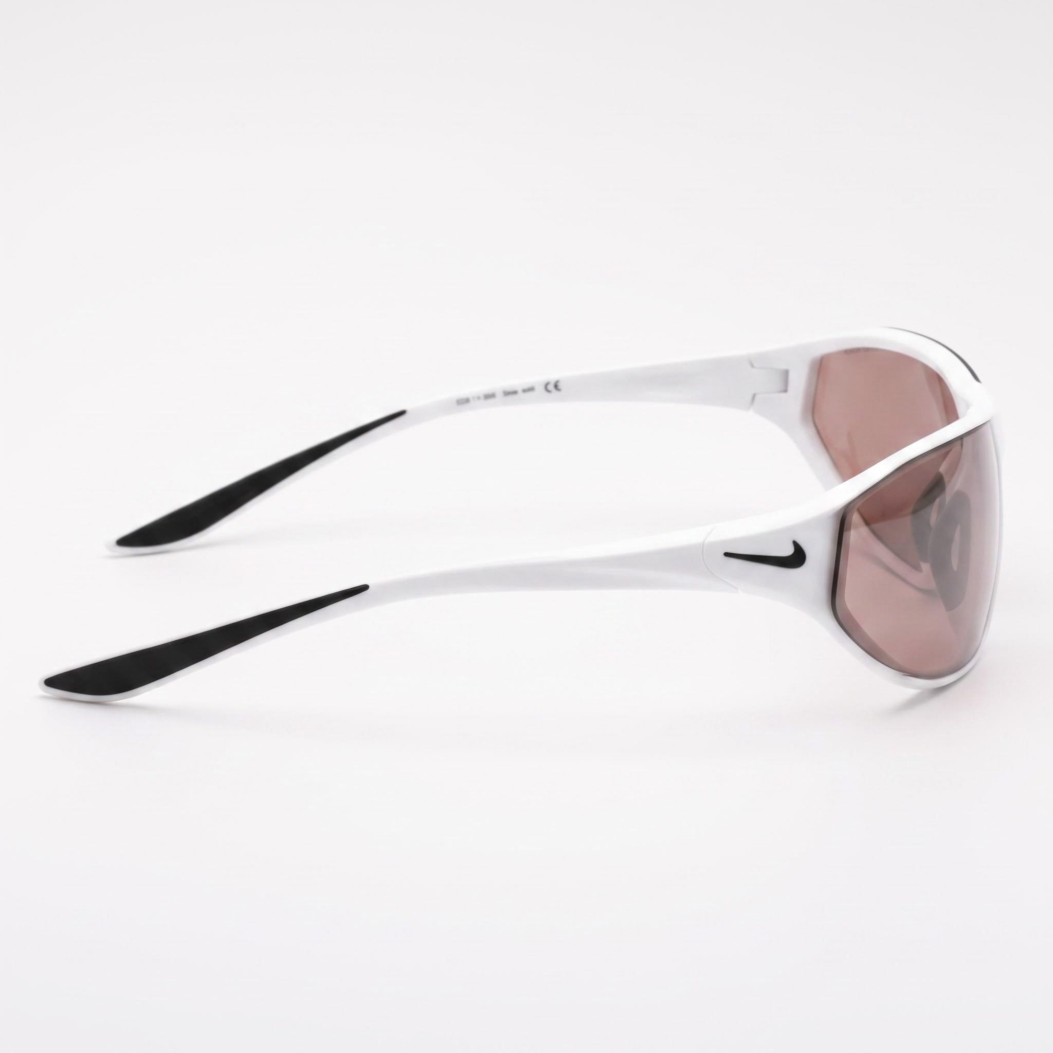 Nike Aero Swift Shield Men's Sunglasses White Plastic Road Tint 100% UV Protection 65-12-140mm, Photo 3