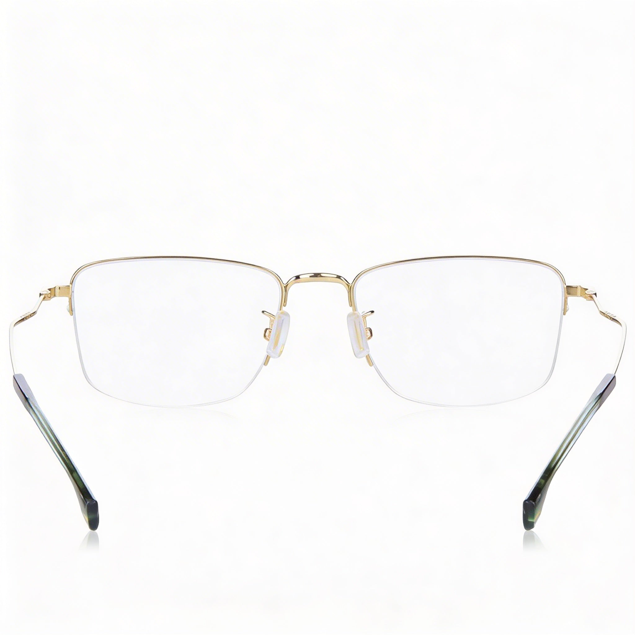 Gafas de sol casuales Hugo Boss para hombre, montura de titanio dorado, lentes de policarbonato no polarizadas de 55 mm de ancho, Photo 3