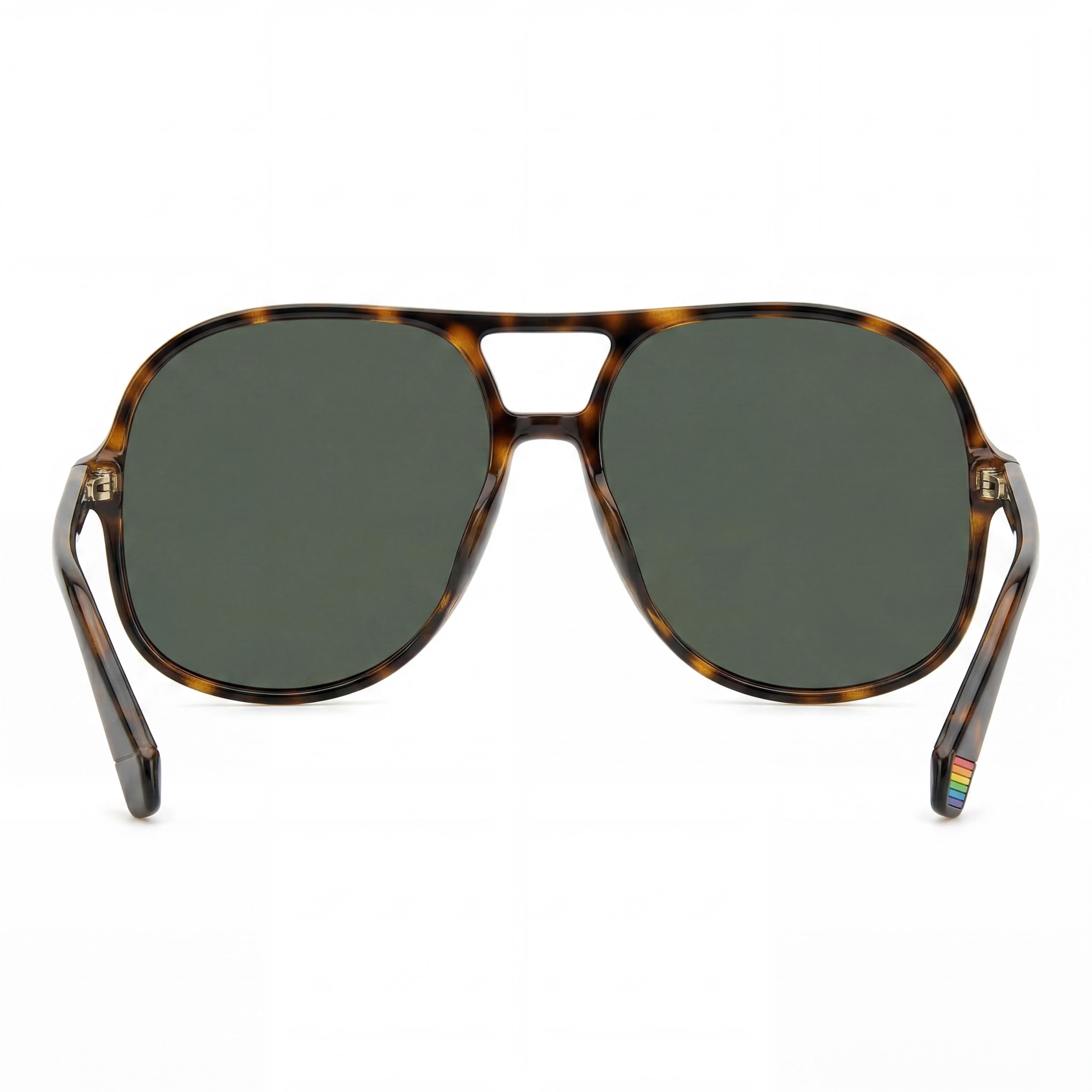 Polaroid PLD 6217/S Casual Women's Havana ECO Polycarbonate Frame Green Polarized Lenses 100% UV Protection 57mm, Photo 4