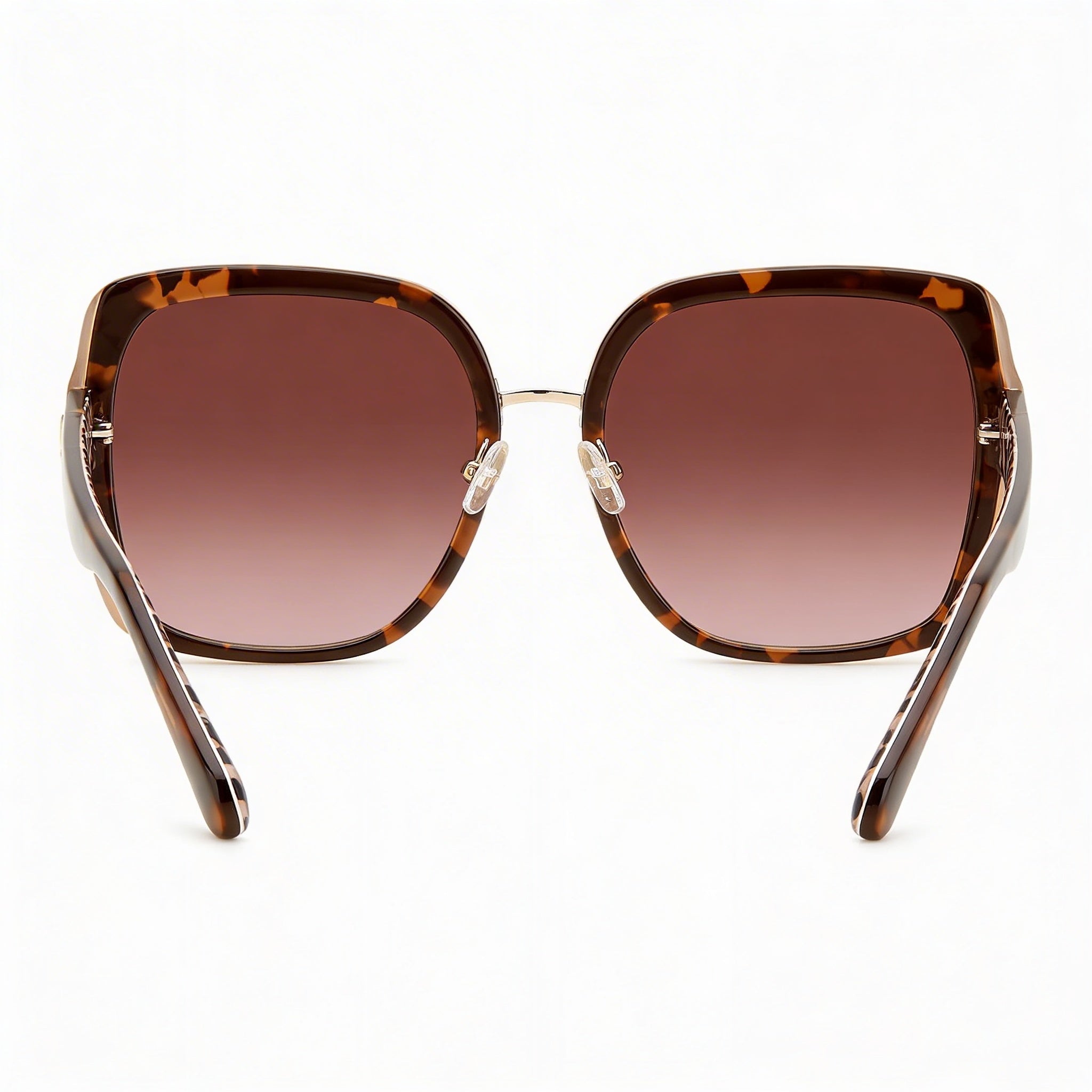 kate spade new york Classic Women's Havana Brown Plastic 56mm Brown Shaded UV Protection Sunglasses, Photo 4
