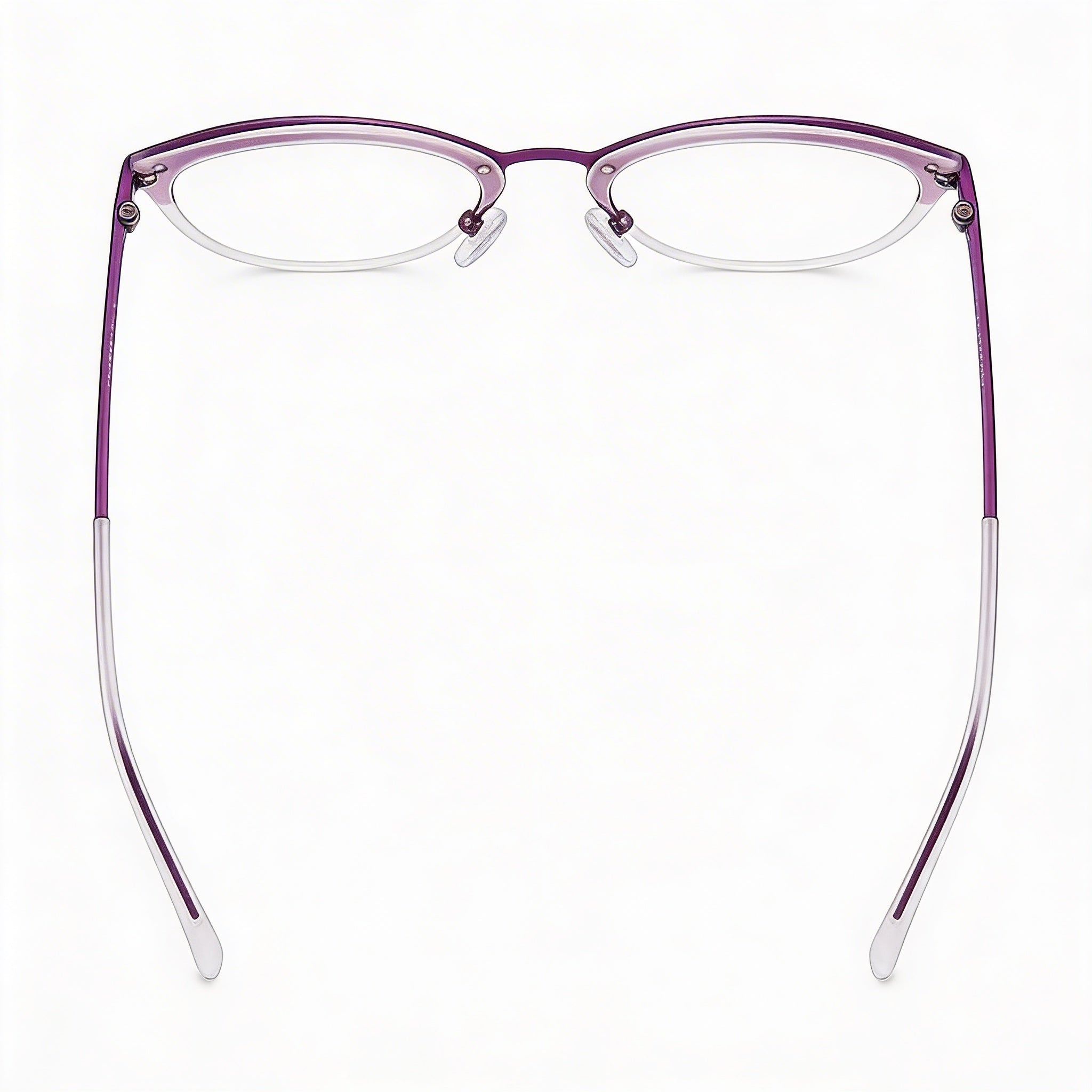 Police Modern Unisex Eyewear, Metal Injected Frame in Shiny Lilac Pastels, 50mm non- Lenses, Photo 3