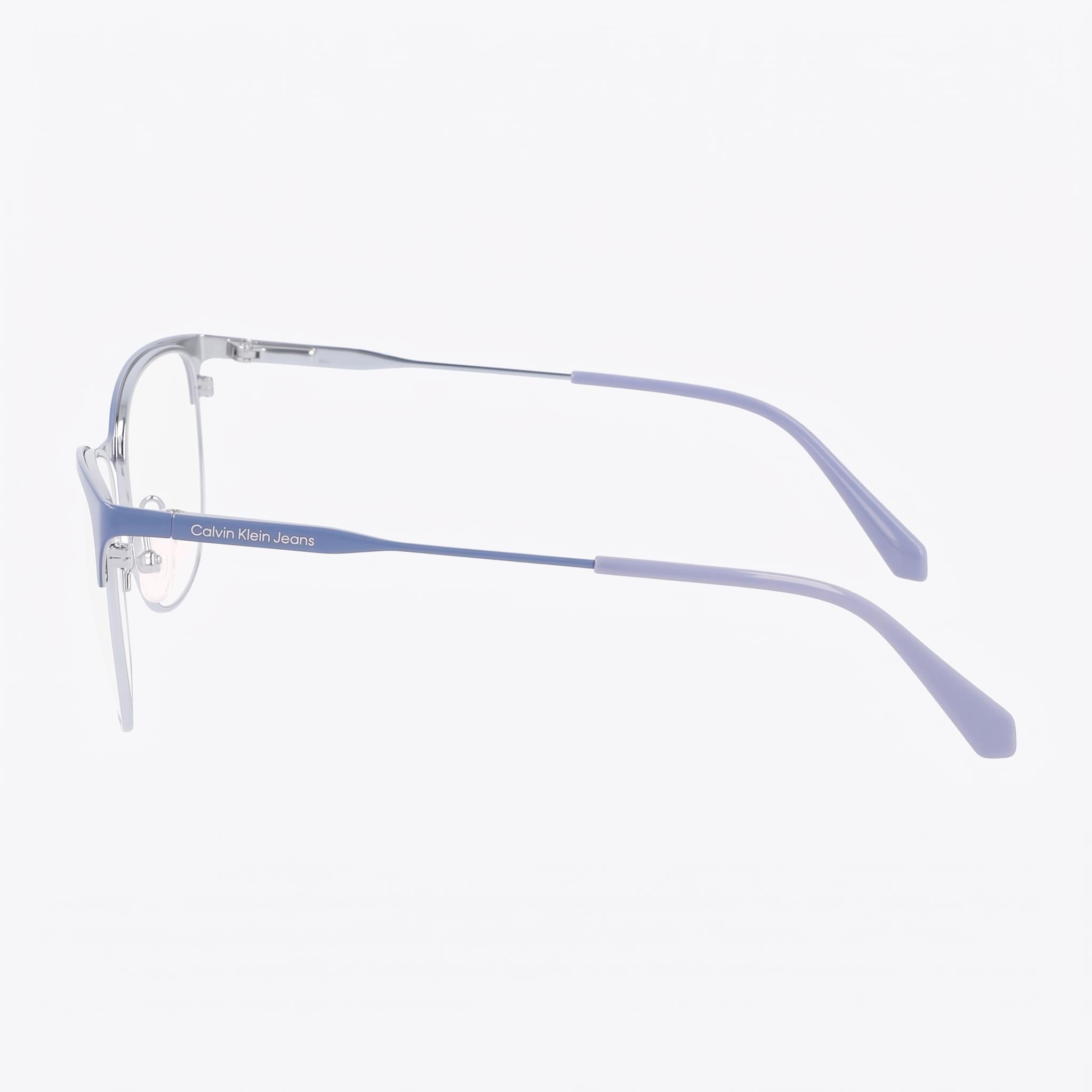 Calvin Klein Ckj22206 Gafas de sol polarizadas de metal azul para mujer 52mm, Photo 2