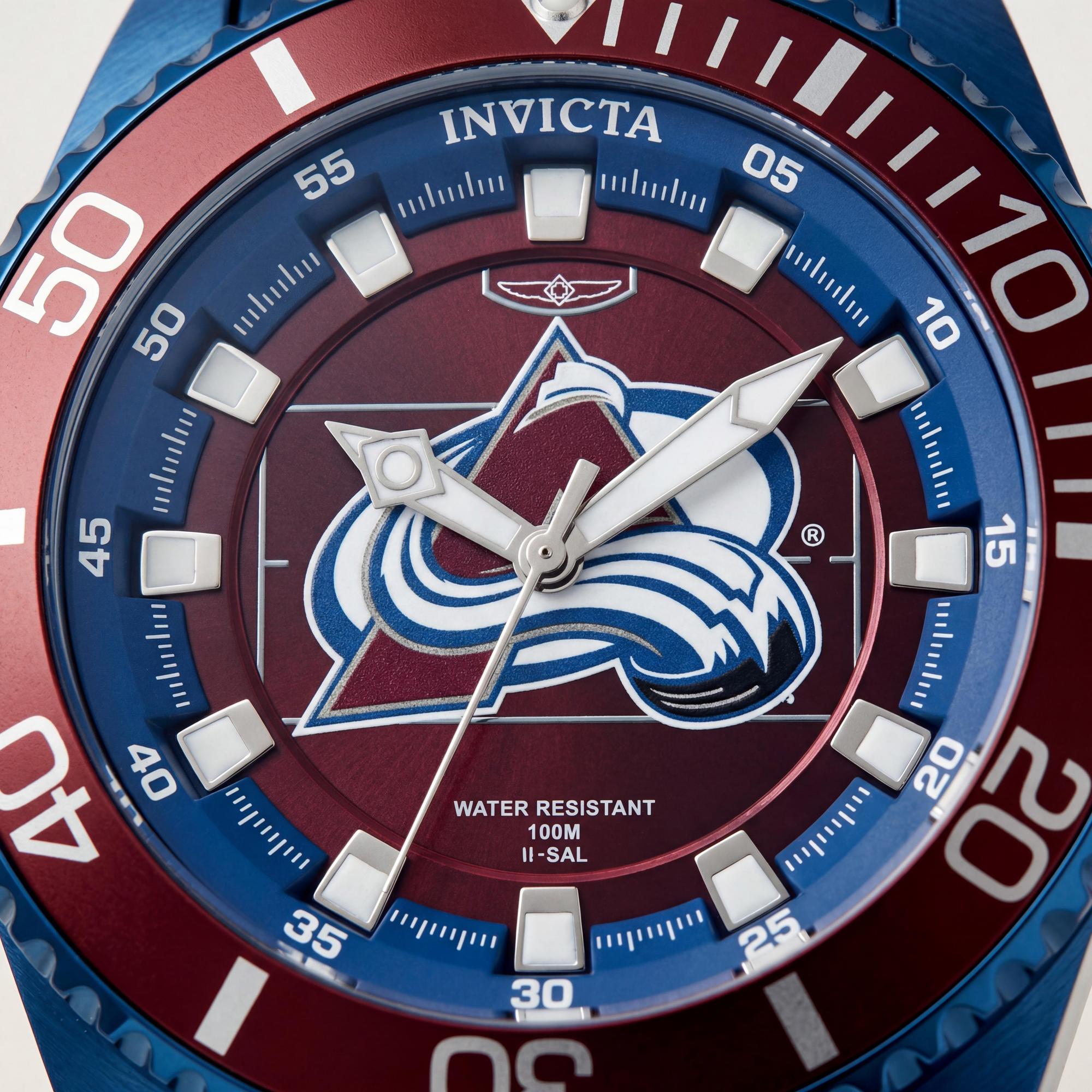 Invicta Ladies' NHL IN-42216 Blue Dial Quartz Movement Watch with Flame Fusion Crystal & Bezel Markings, Photo 2