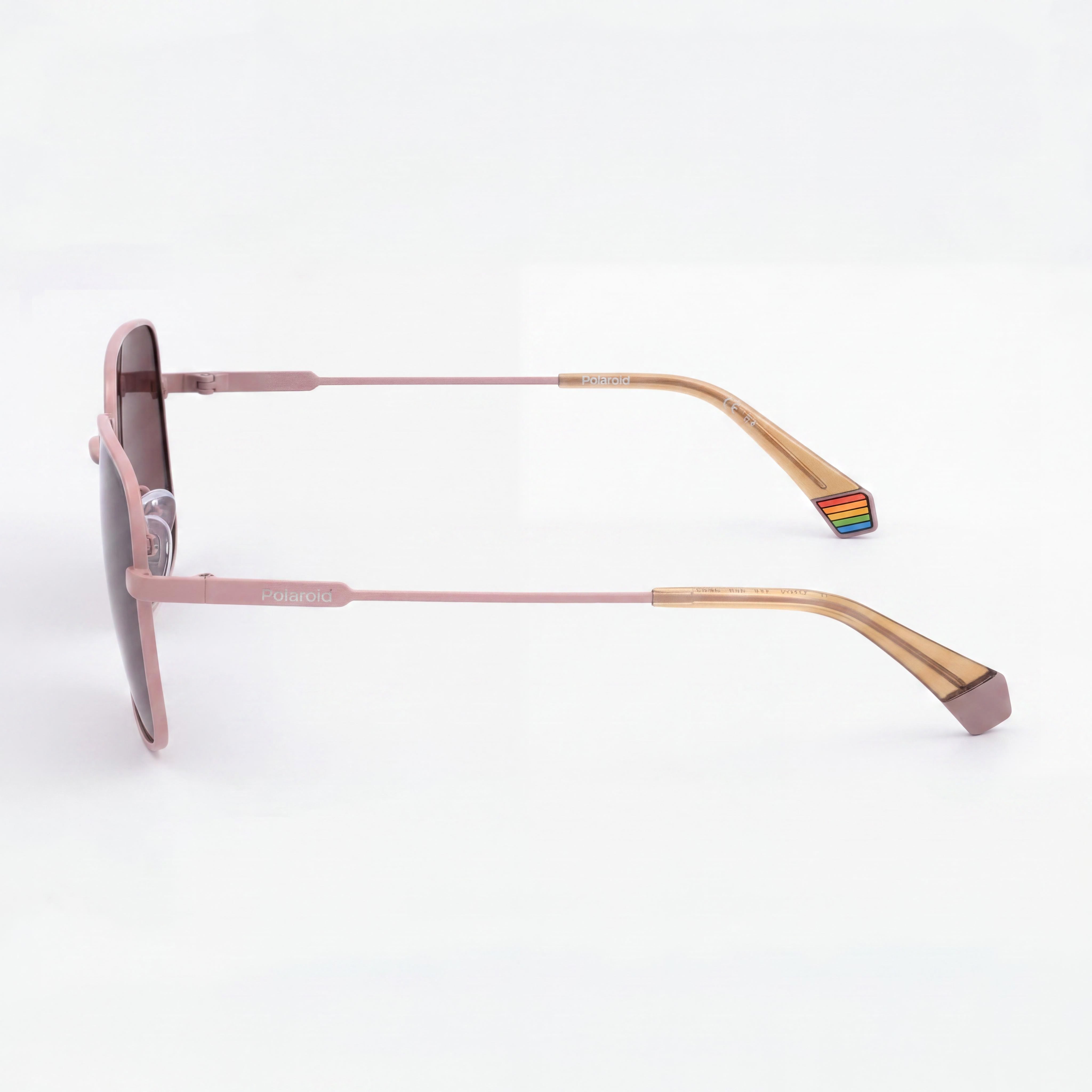 Polaroid PLD 6194/S/X Matte Pink Square Sunglasses for Women, 56mm, Photo 3