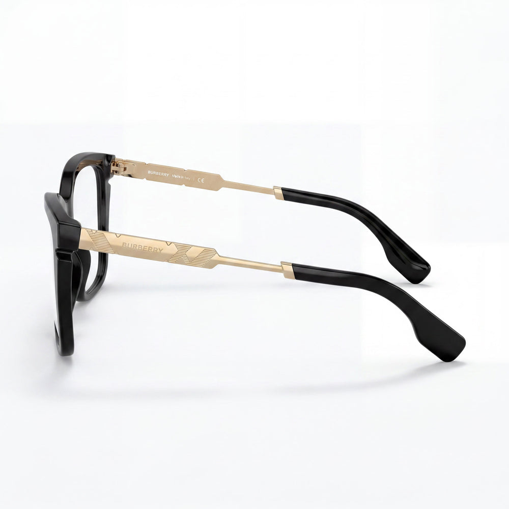 BURBERRY Classic Unisex Injected Frame Optical Eyeglasses, Black, 54mm Lens, 16mm Bridge, 140mm Temple
