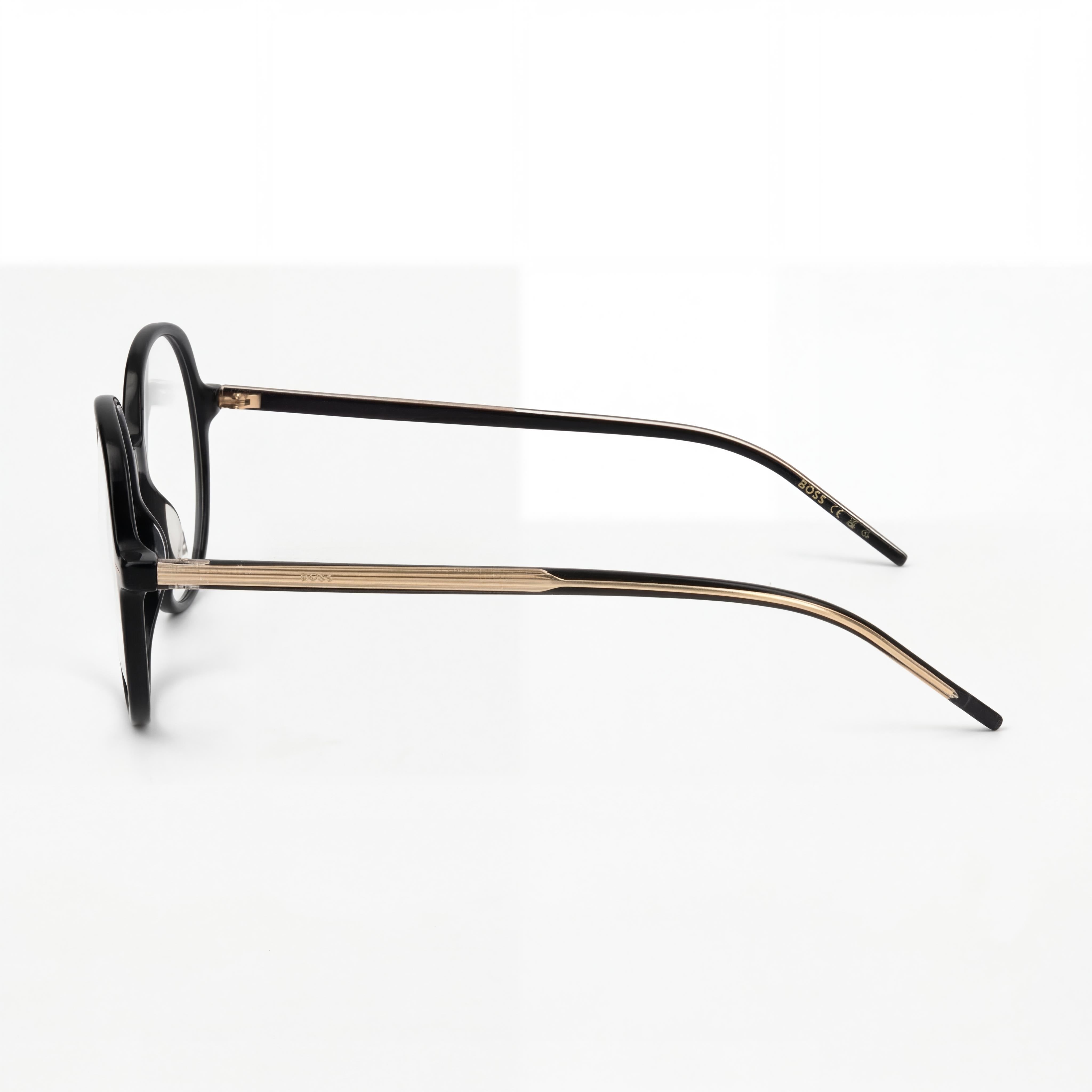 Gafas Hugo Boss Casual para mujer con montura de acetato ligero y lentes transparentes no polarizadas, talla 51-18-140, Photo 2
