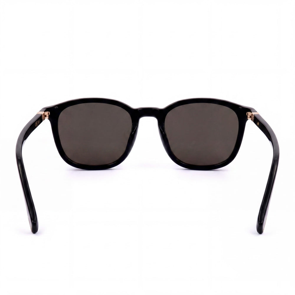 Gafas de sol unisex casuales Hugo Boss negras de acetato con protección UV de 52 mm