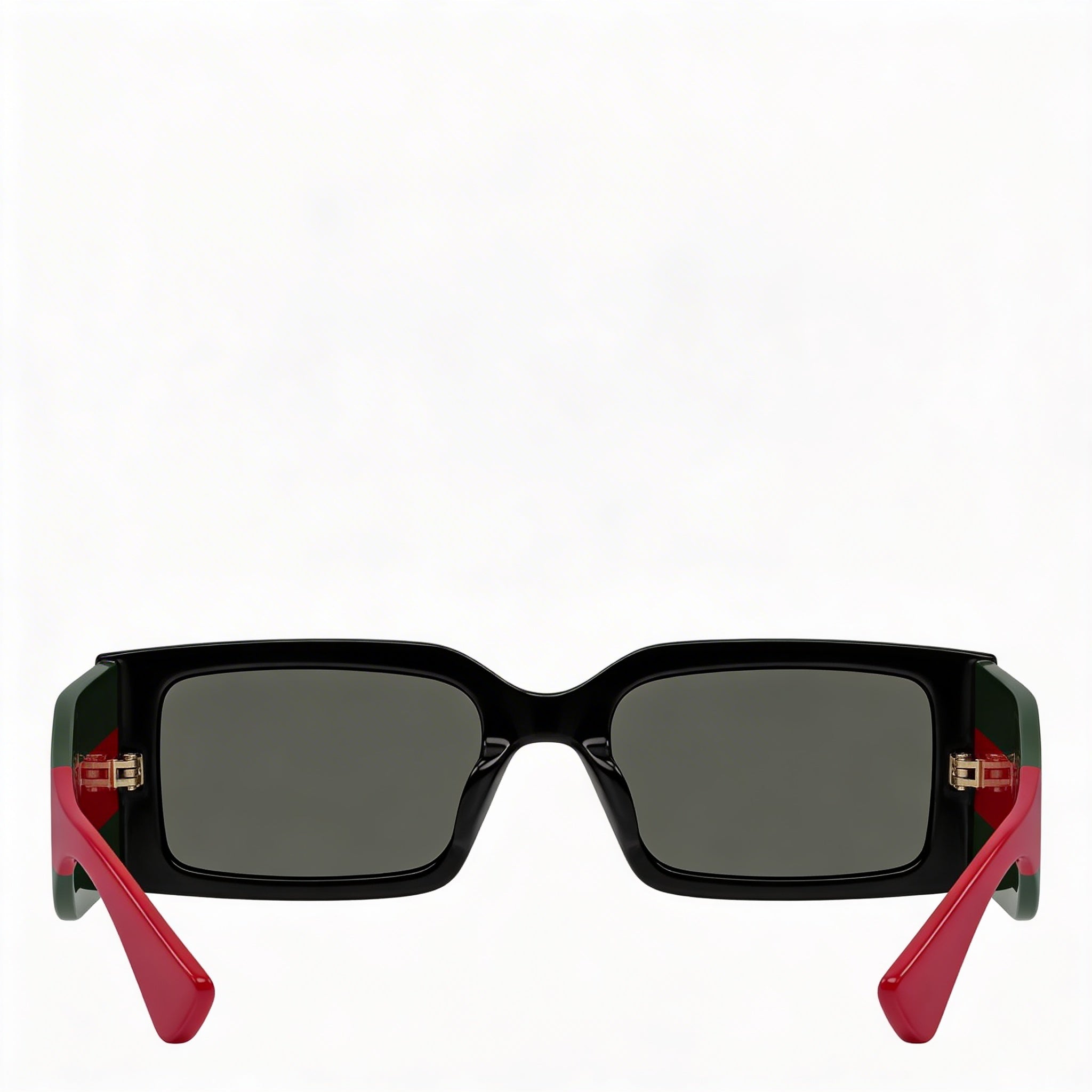 Gucci Modern Women's Plastic Polarized UV Protection Sunglasses, Black Green Frame, Black Lens, 52mm, Photo 4