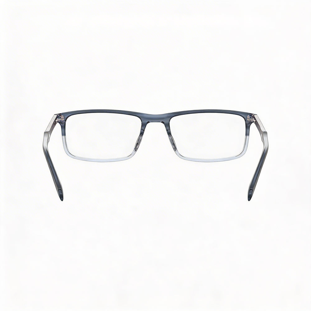 Gafas de sol Levi's LV 5020 para hombre, de polimetilmetacrilato bicolor, transparentes, de 55 mm, sin polarizar
