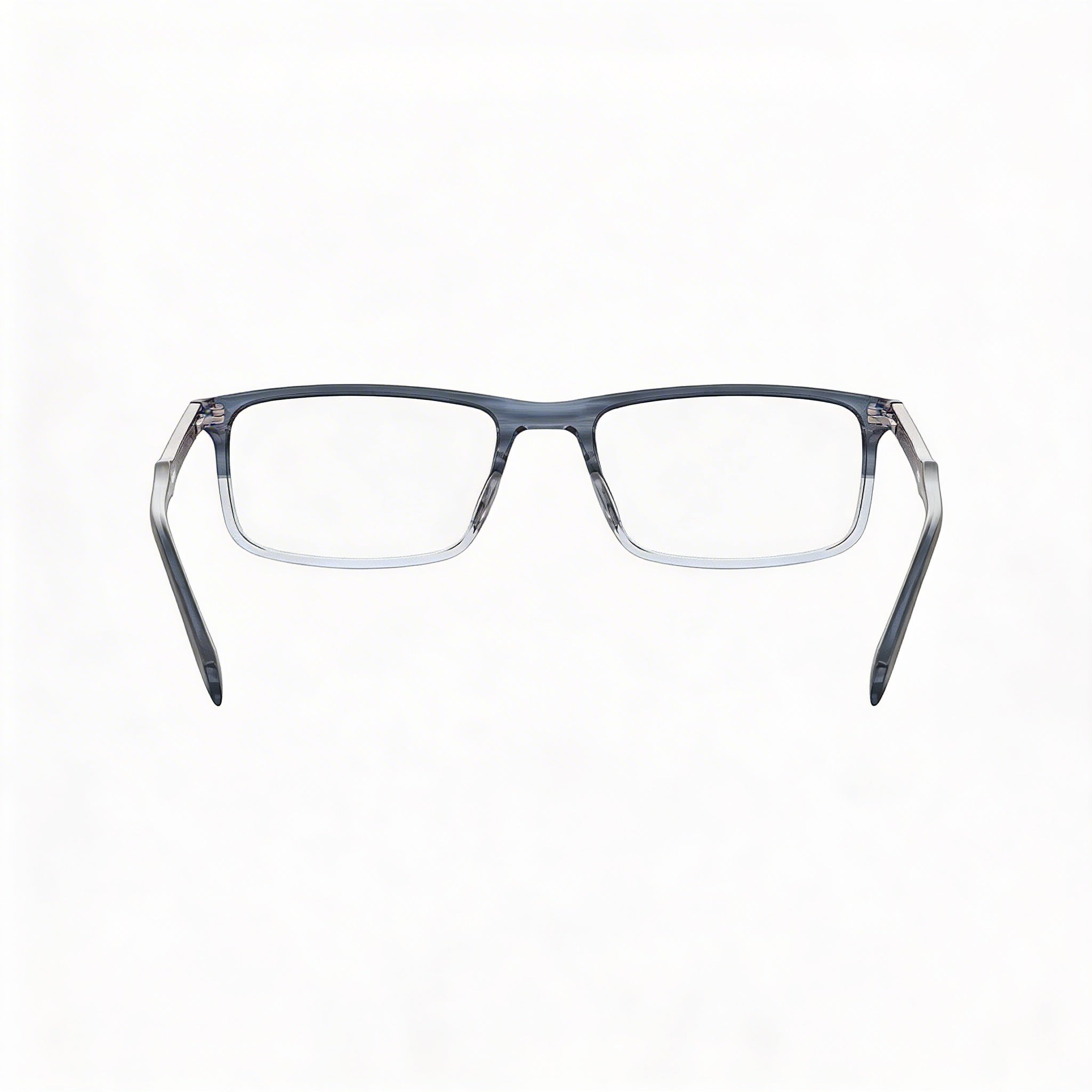 Levi's LV 5020 Transparent Blue Horn Two-Tone Polymethyl Methacrylate Non-polarized Men's 55mm Eyeglasses, Photo 2